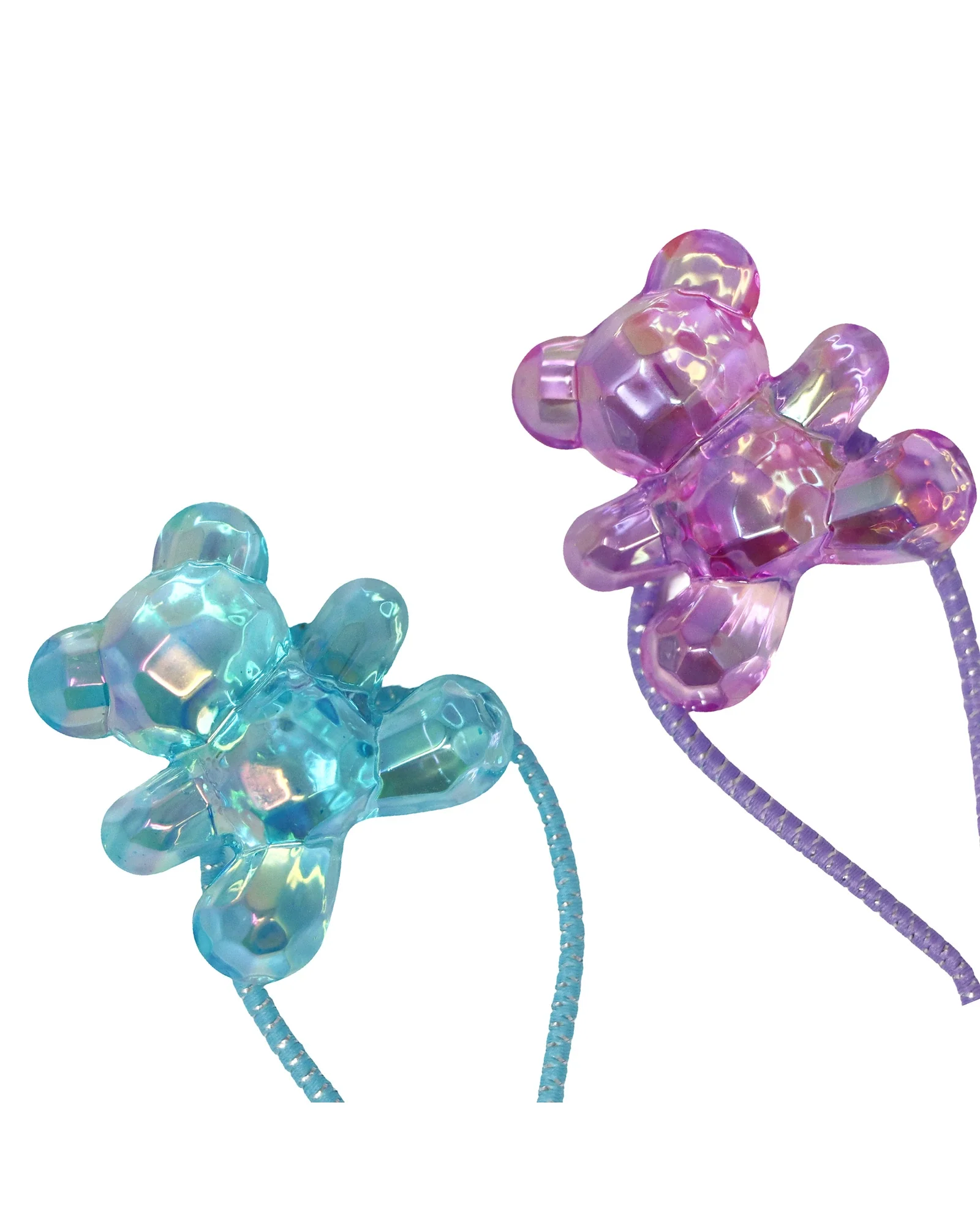 Teddy Bear Hair Elastics - Assorted - Image 4