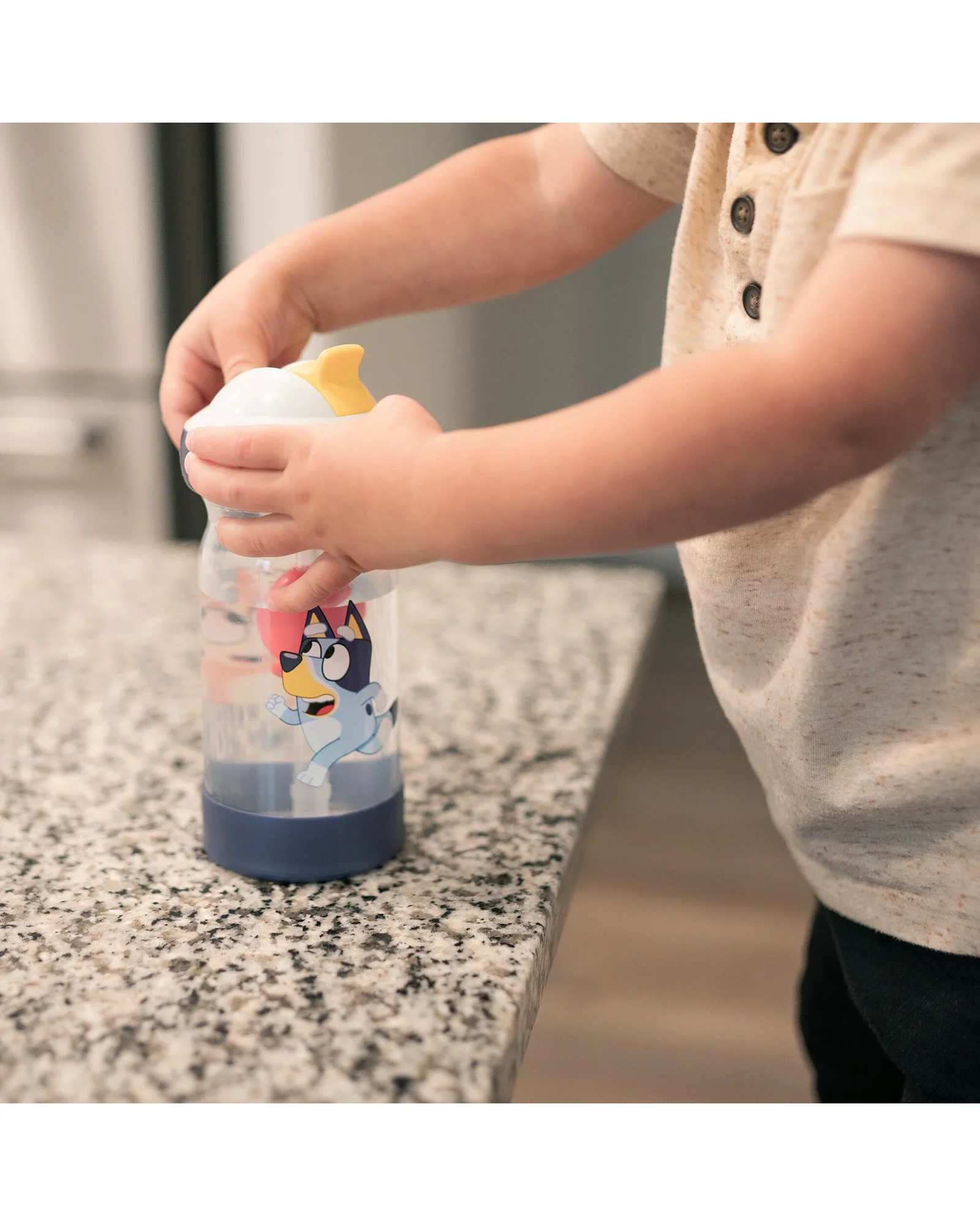 The First Years Bluey Sip & See Toddler Water Bottle - Image 4