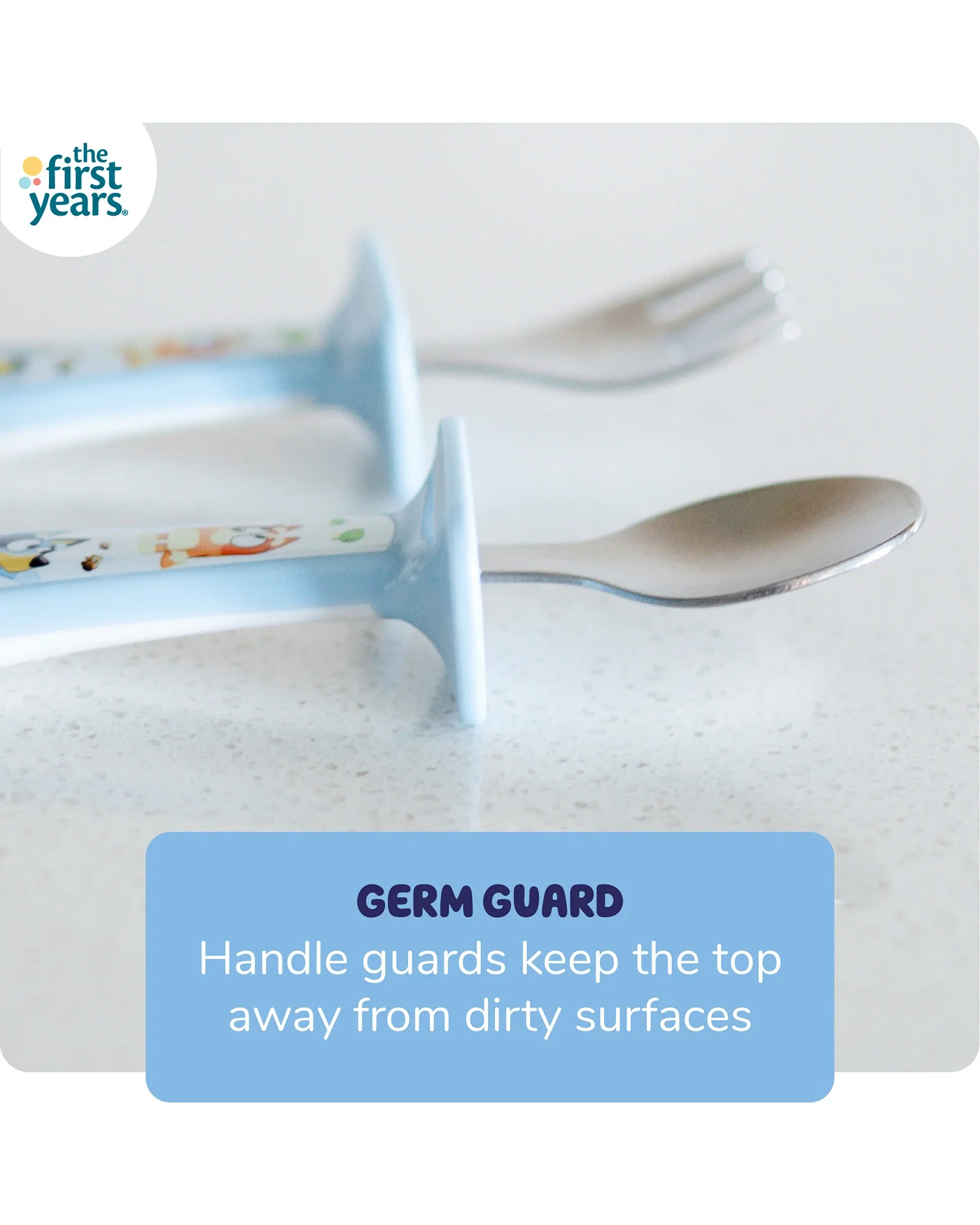 The First Years Bluey Toddler Fork & Spoon Set - Image 4
