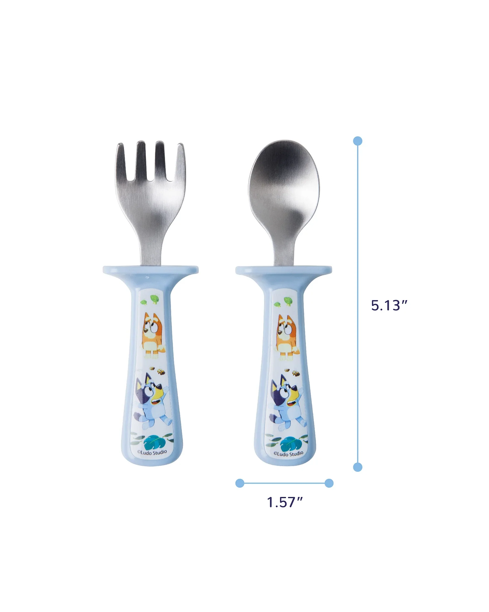 The First Years Bluey Toddler Fork & Spoon Set - Image 6