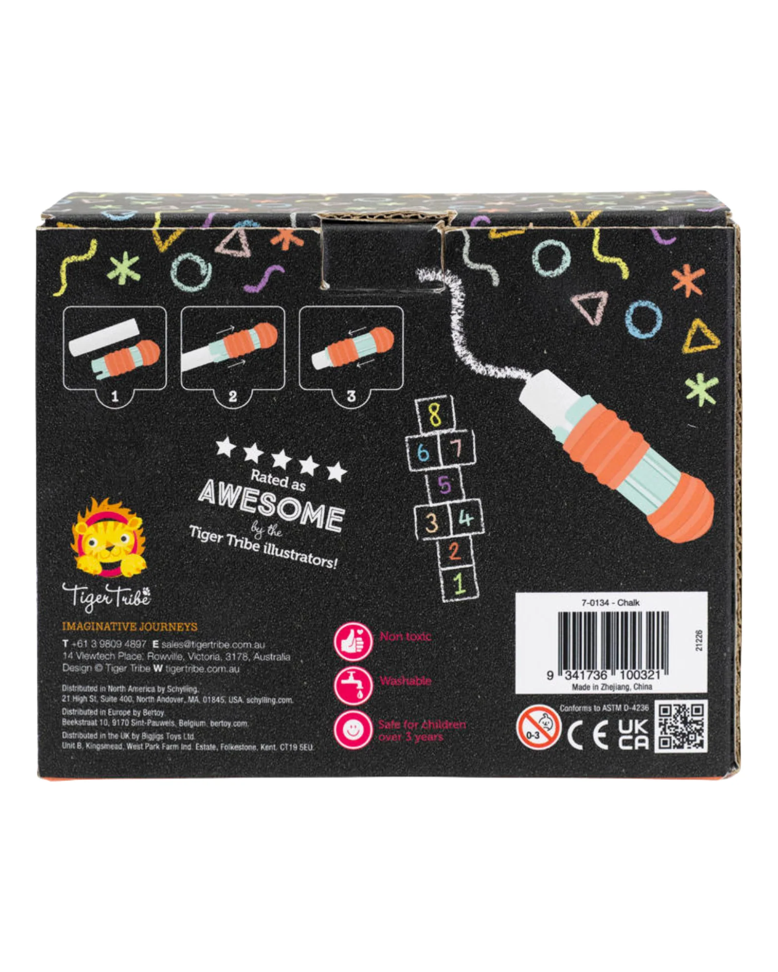 Tiger Tribe Chalk Stationery - Image 3