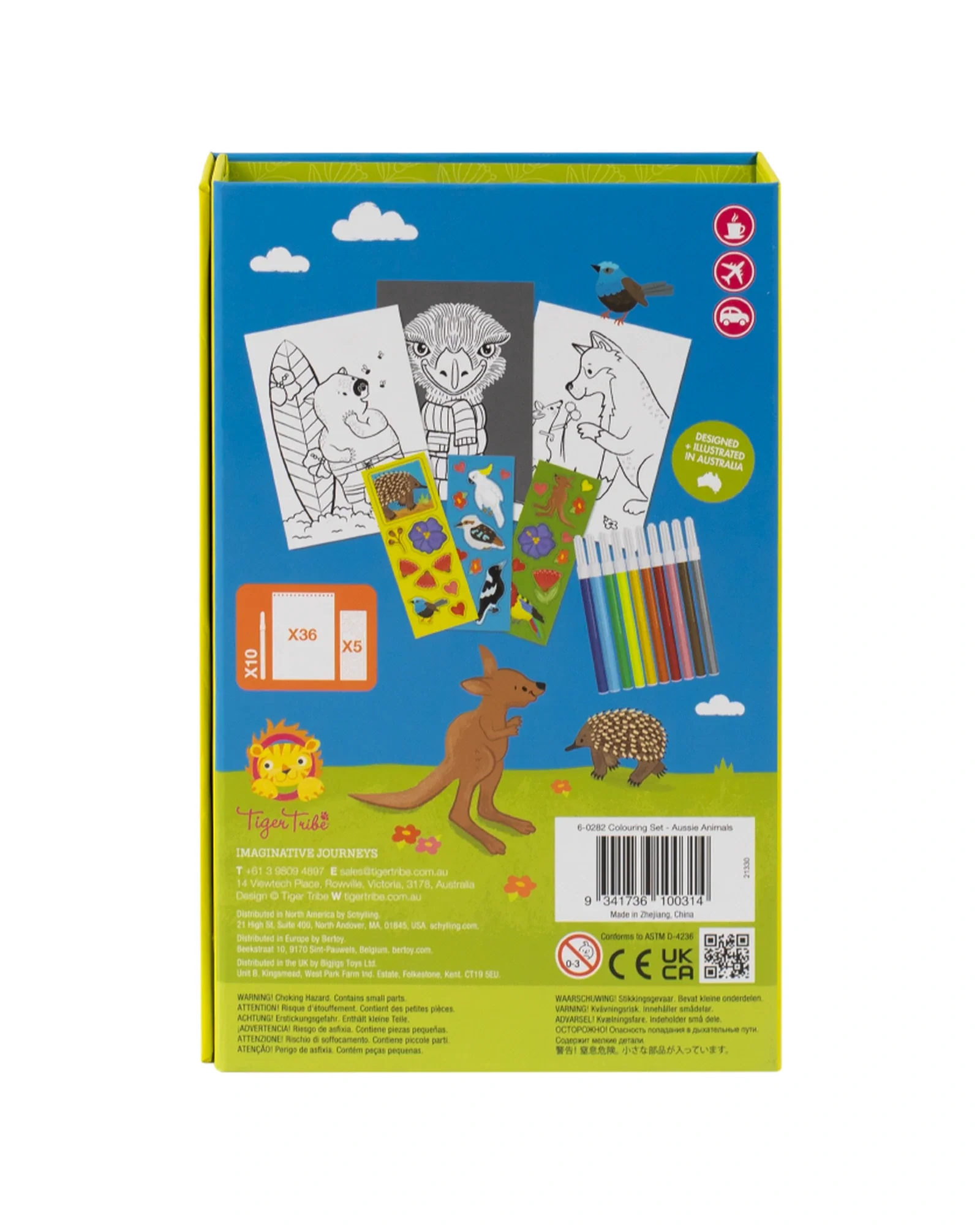Tiger Tribe Colouring Set Aussie Animals - Image 8