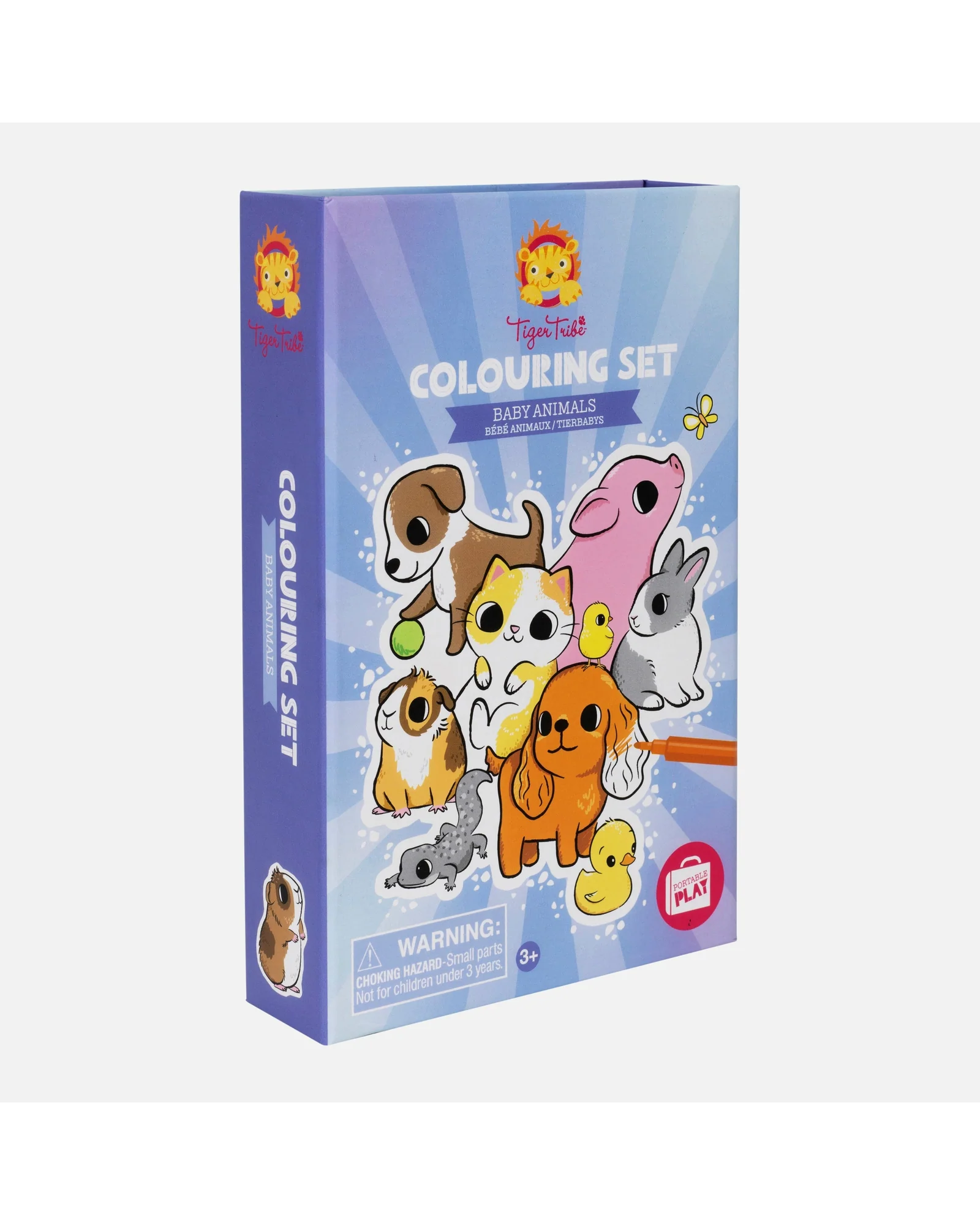 Tiger Tribe Colouring Set Baby Animals - Image 2