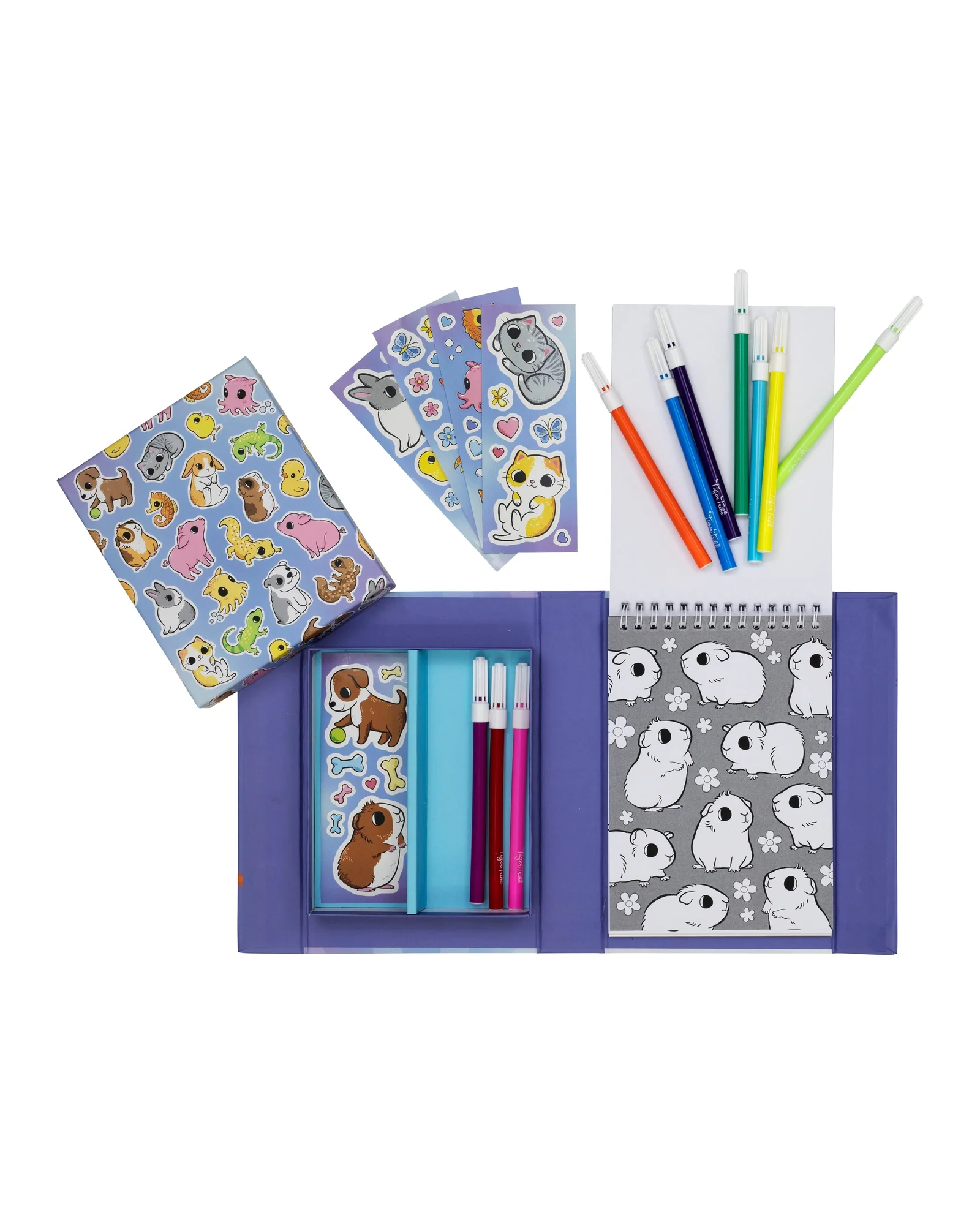 Tiger Tribe Colouring Set Baby Animals - Image 3