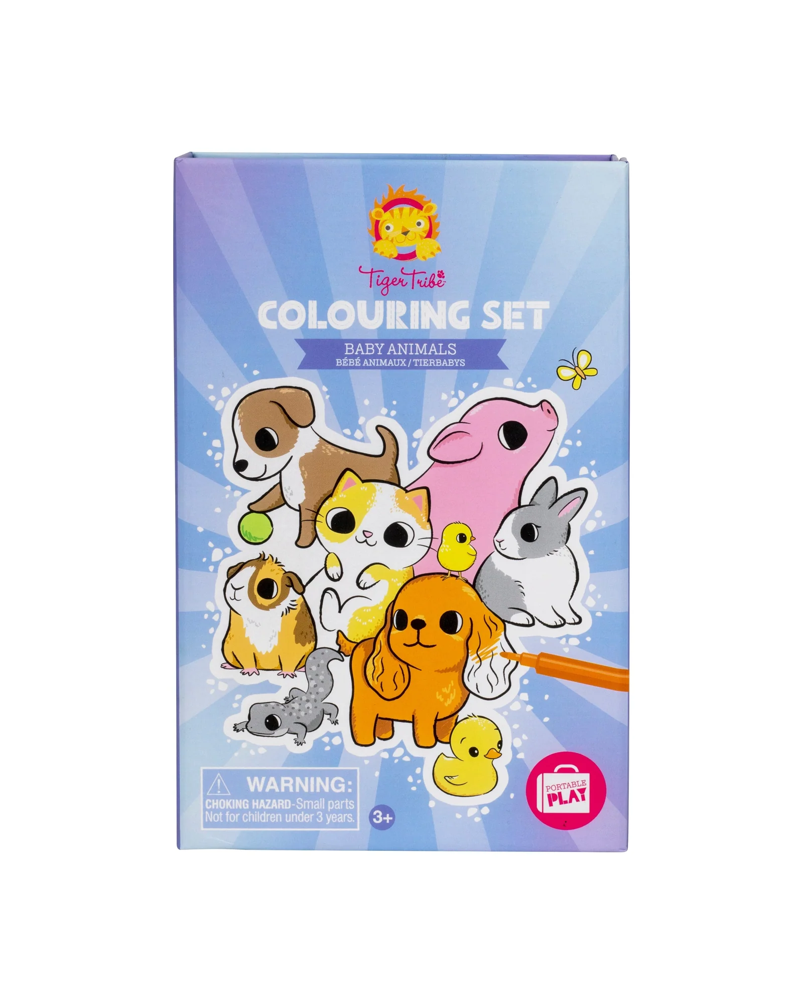 Tiger Tribe Colouring Set Baby Animals - Image 6