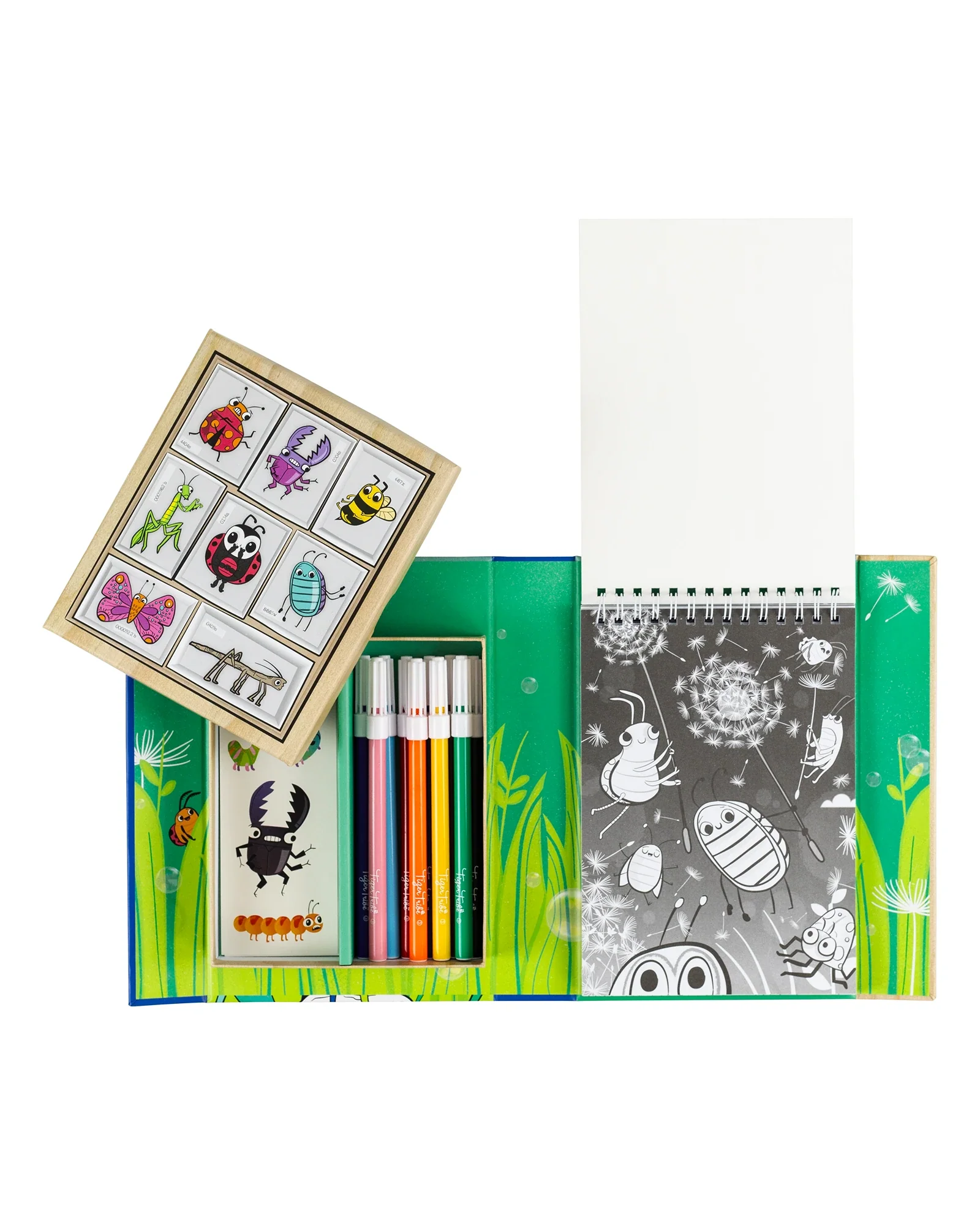Tiger Tribe Colouring Set Backyard Bugs - Image 4