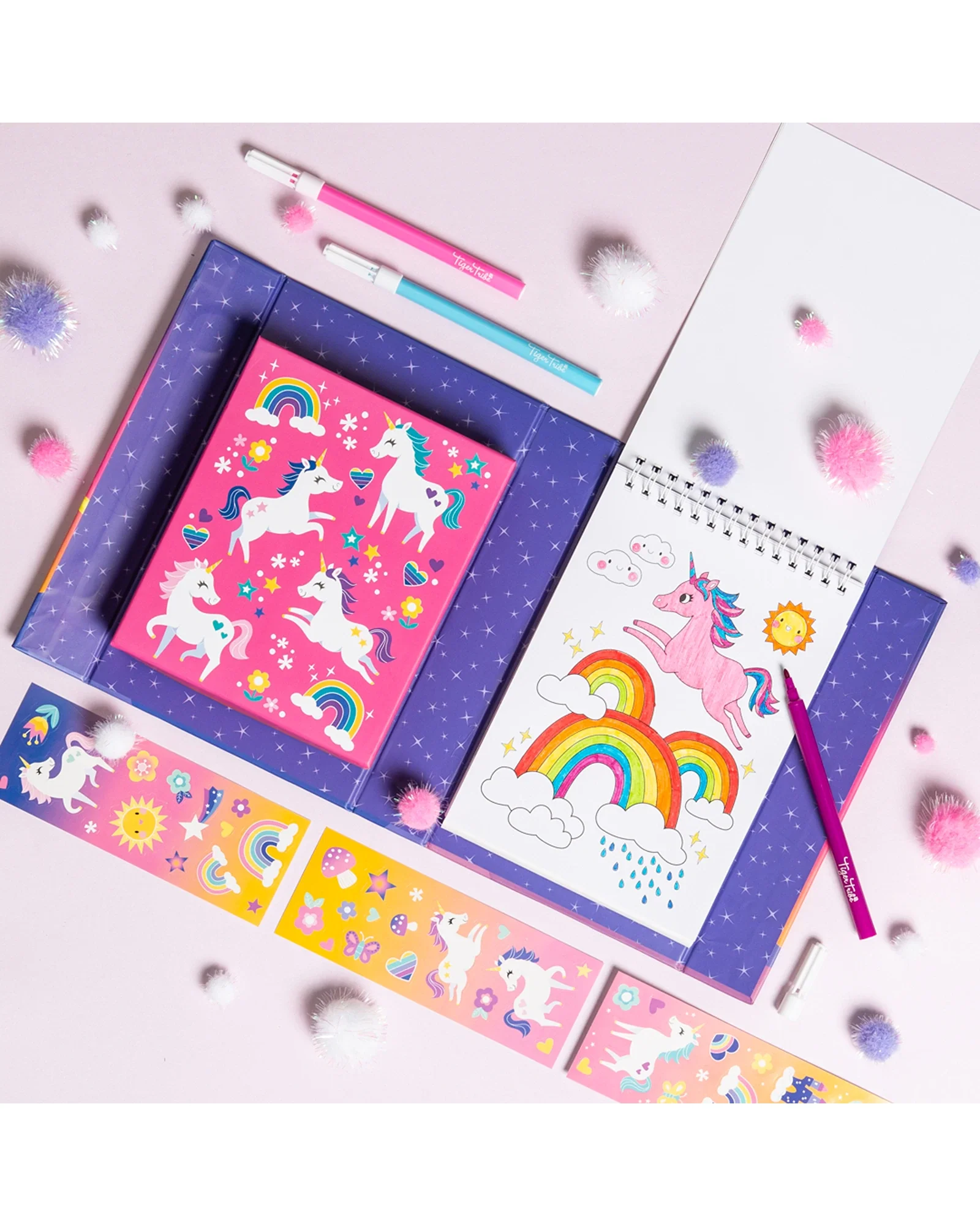 Tiger Tribe Colouring Set Unicorn Magic - Image 17