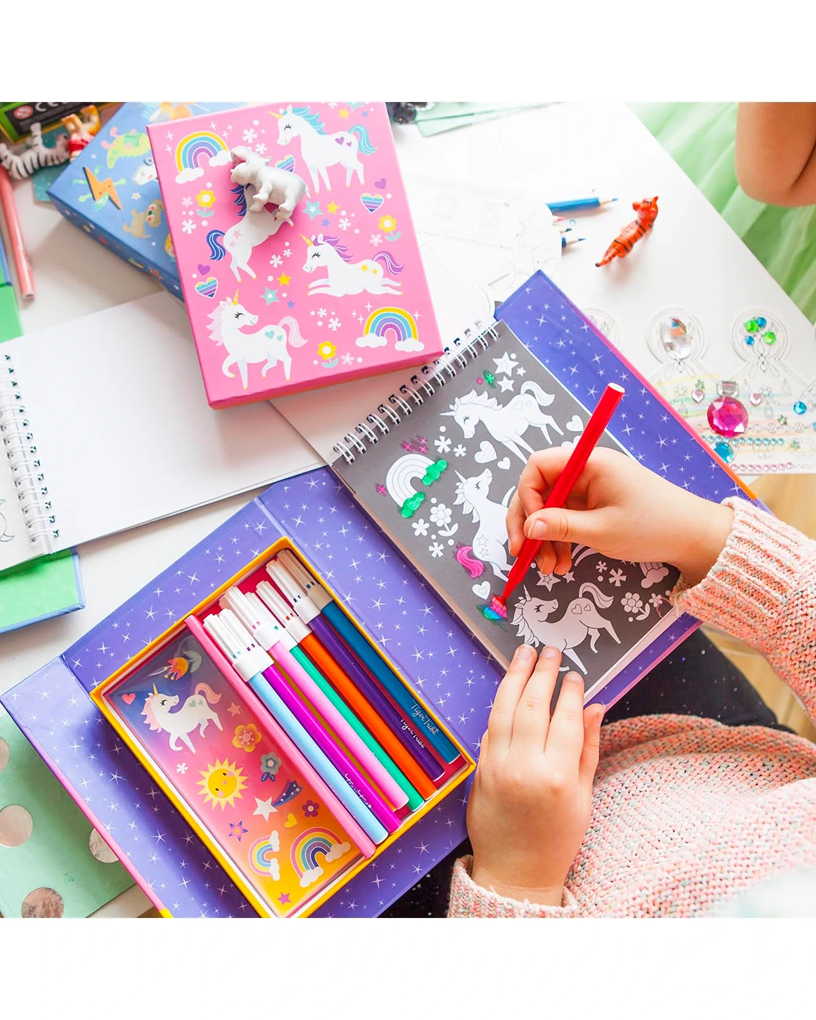 Tiger Tribe Colouring Set Unicorn Magic - Image 23