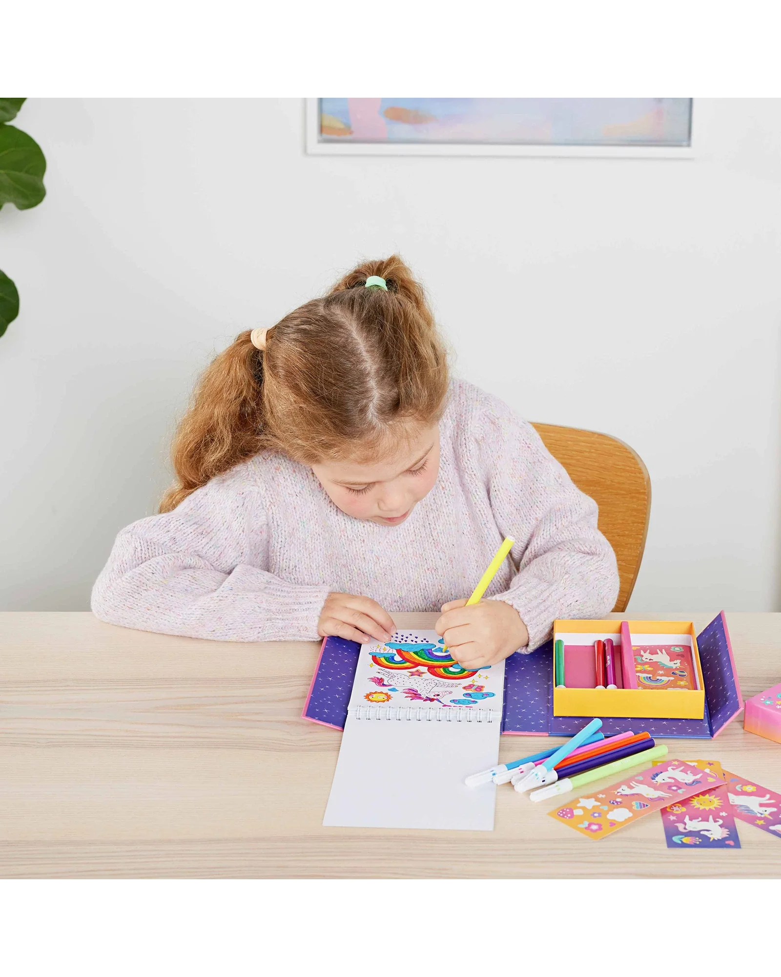 Tiger Tribe Colouring Set Unicorn Magic - Image 4
