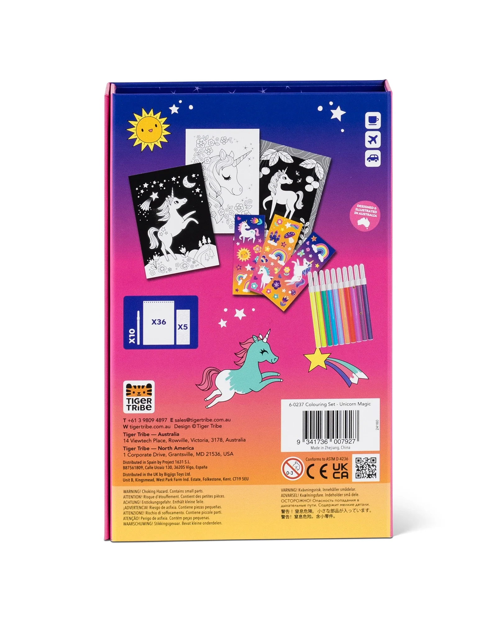 Tiger Tribe Colouring Set Unicorn Magic - Image 7