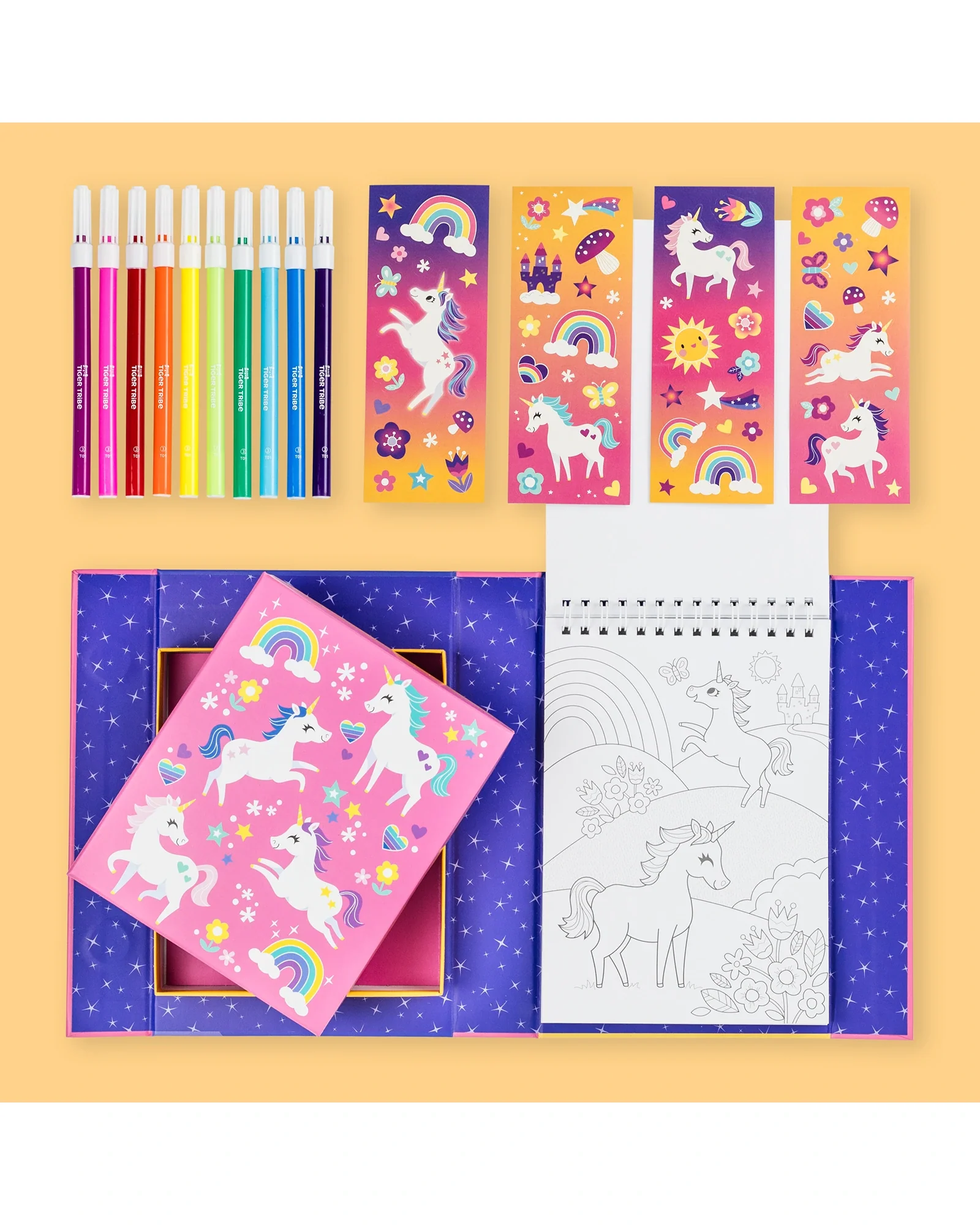 Tiger Tribe Colouring Set Unicorn Magic - Image 8