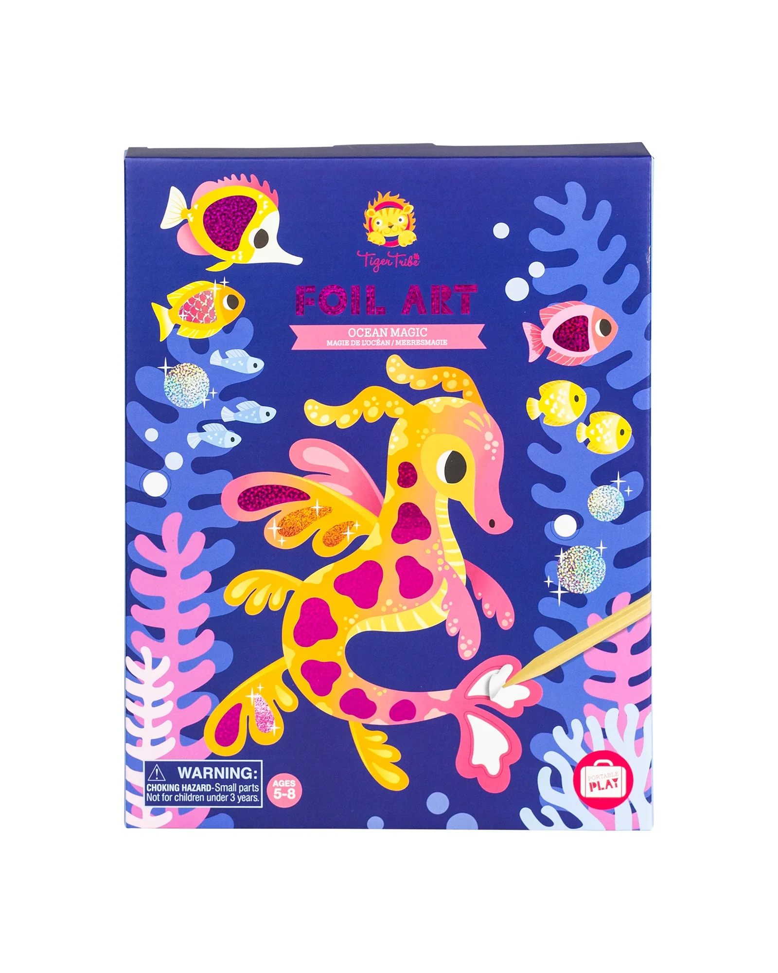 Tiger Tribe Foil Art Ocean Magic