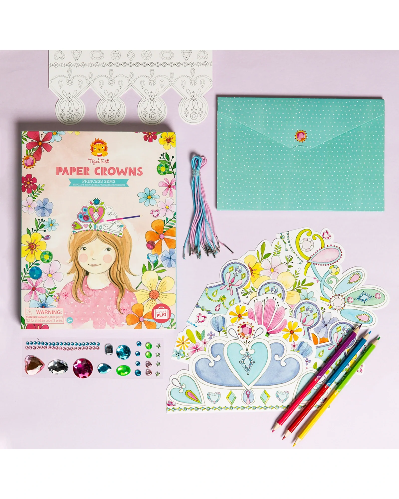 Tiger Tribe Paper Crowns Princess Gems - Image 15