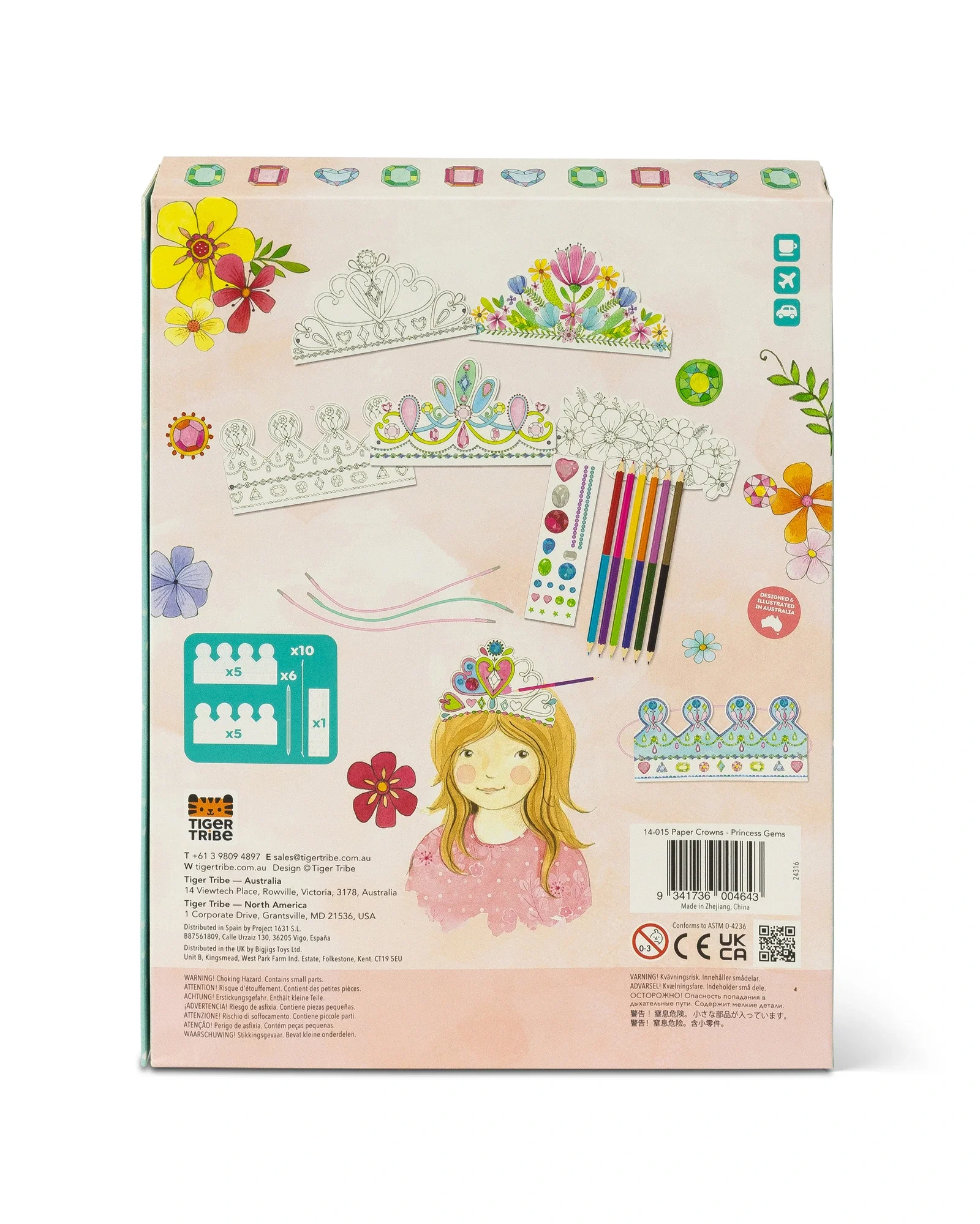 Tiger Tribe Paper Crowns Princess Gems - Image 2