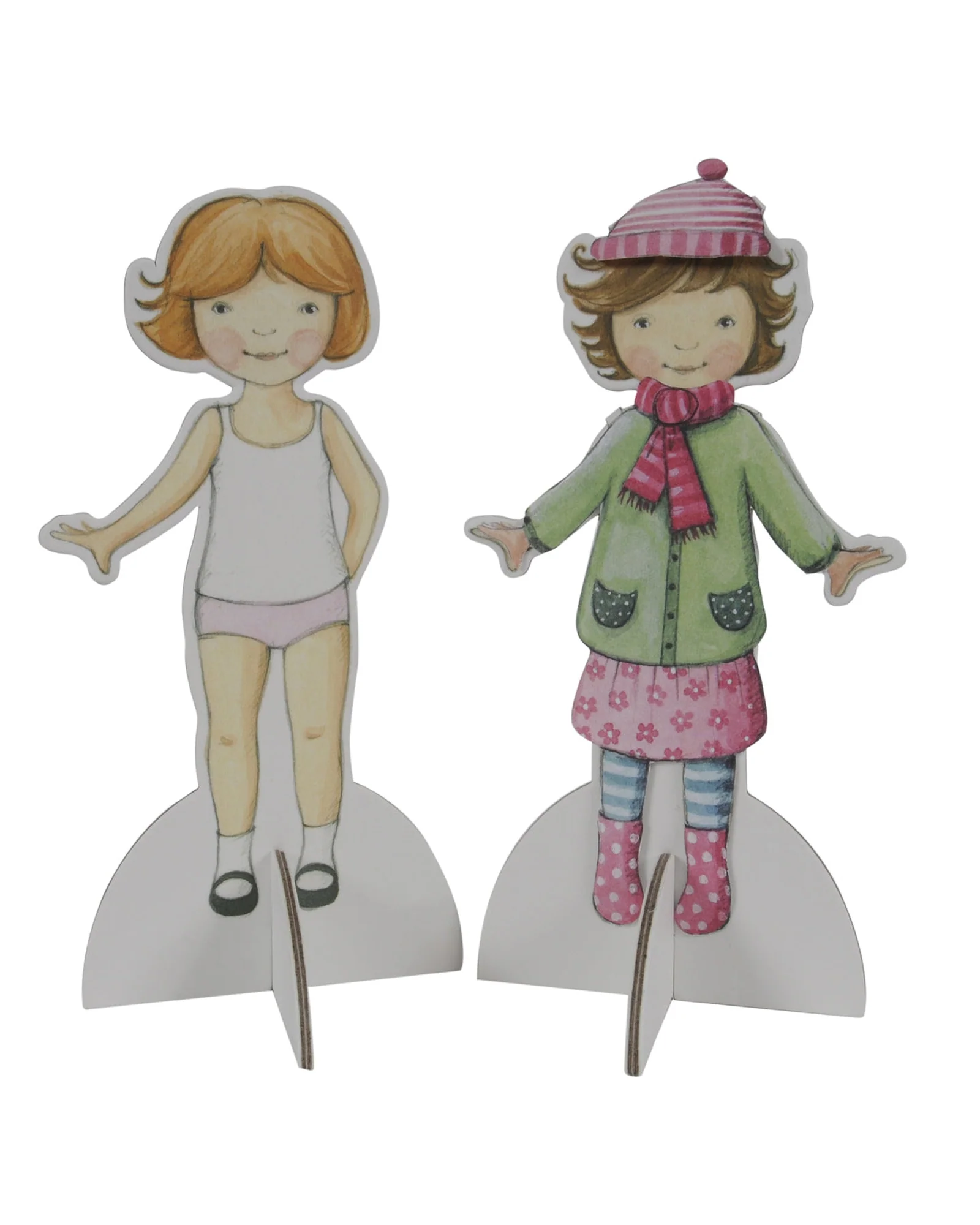Tiger Tribe Paper Dolls Kit Vintage - Image 3