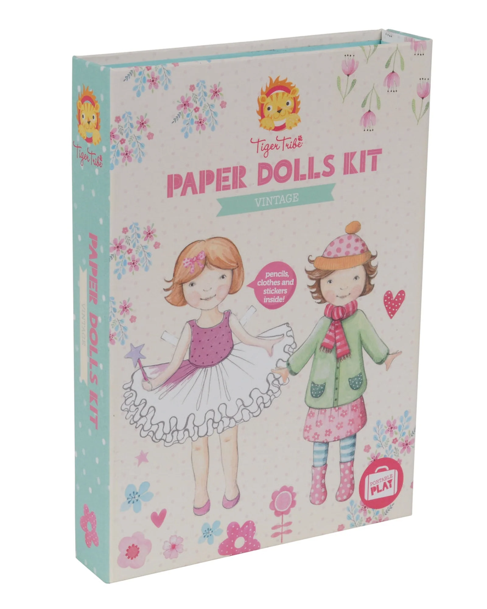 Tiger Tribe Paper Dolls Kit Vintage - Image 4