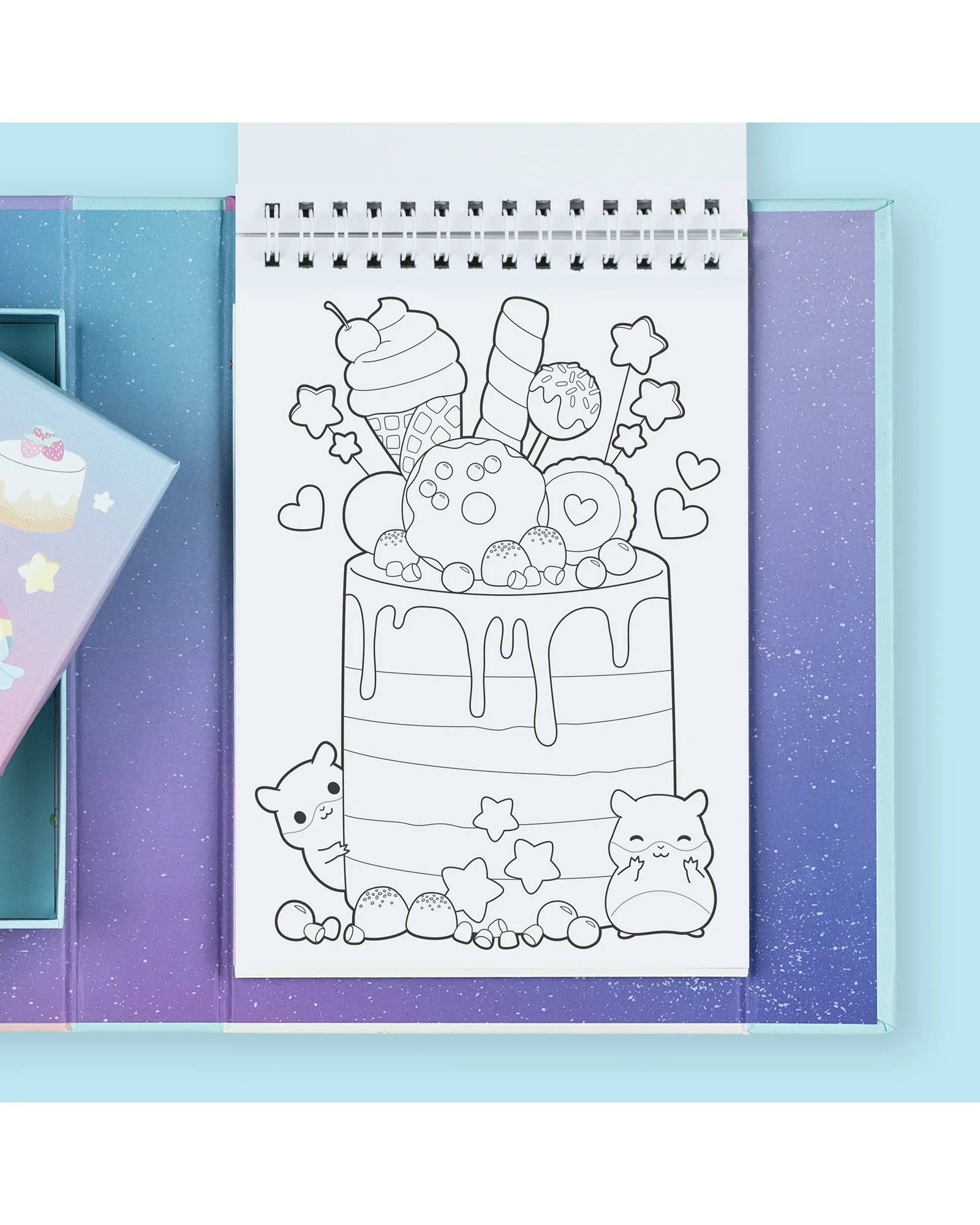 Tiger Tribe Pastel Colouring SetKawaii Caf - Image 10
