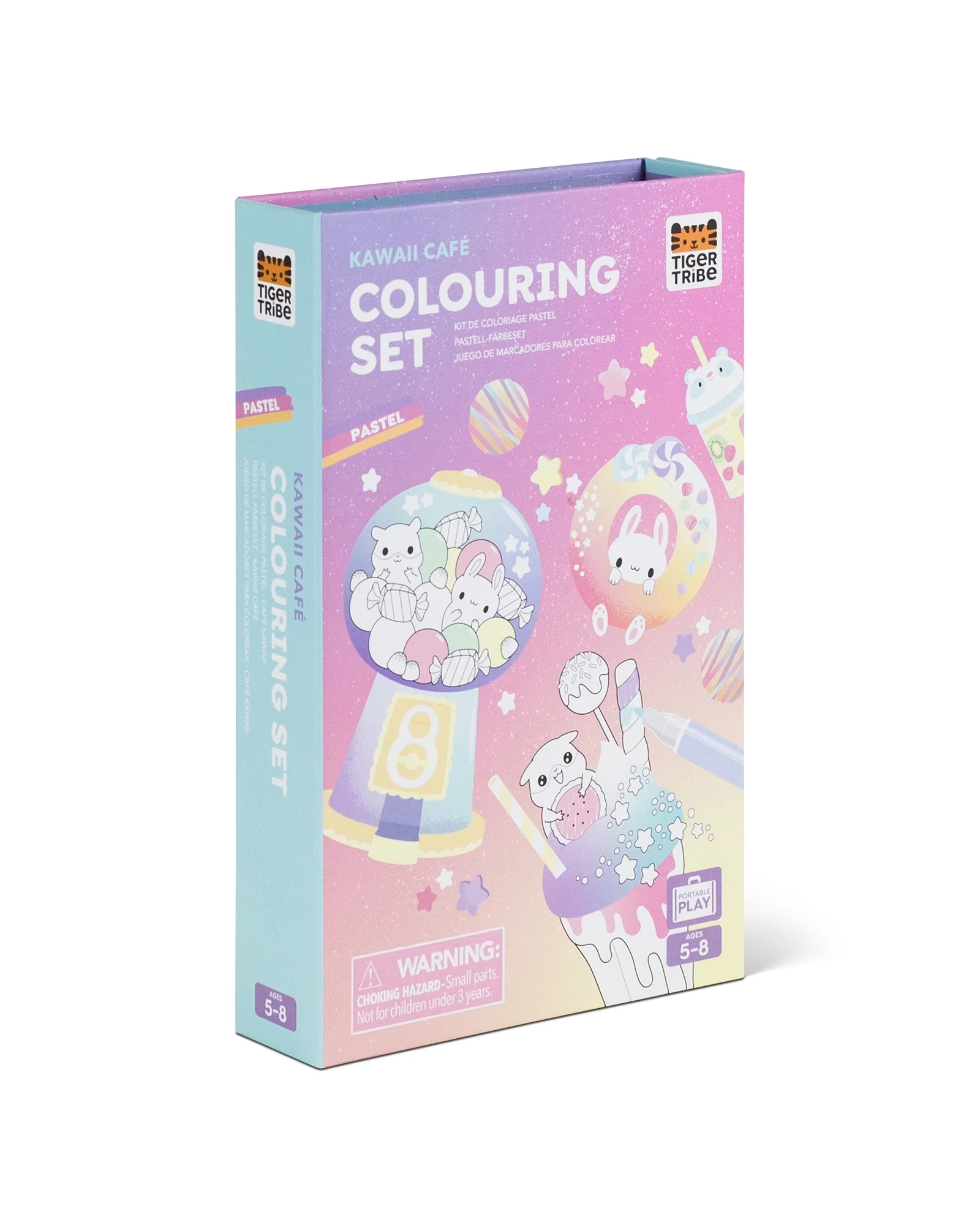 Tiger Tribe Pastel Colouring SetKawaii Caf - Image 7