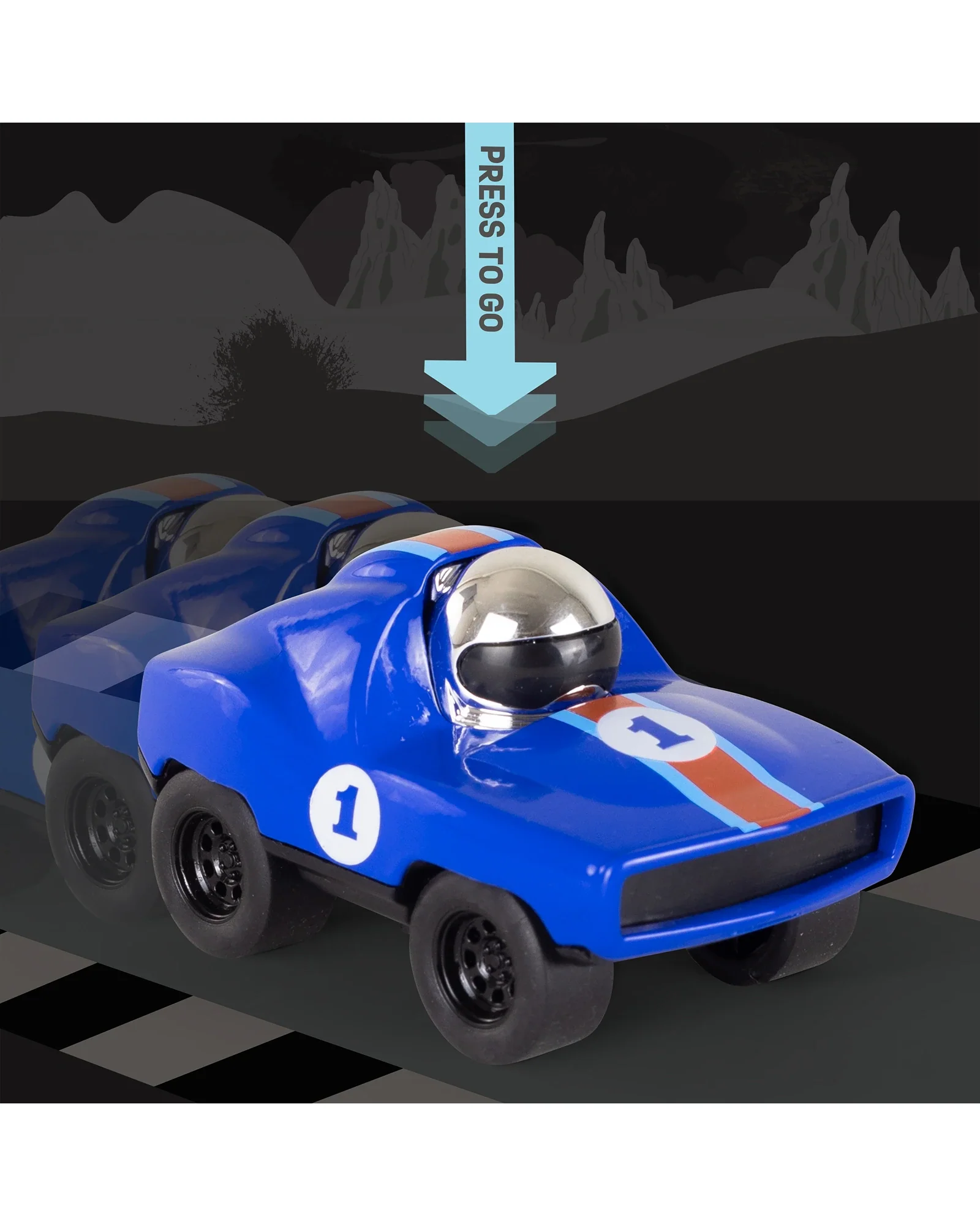 Tiger Tribe Presto Racers - Jet (Blue) - Image 4