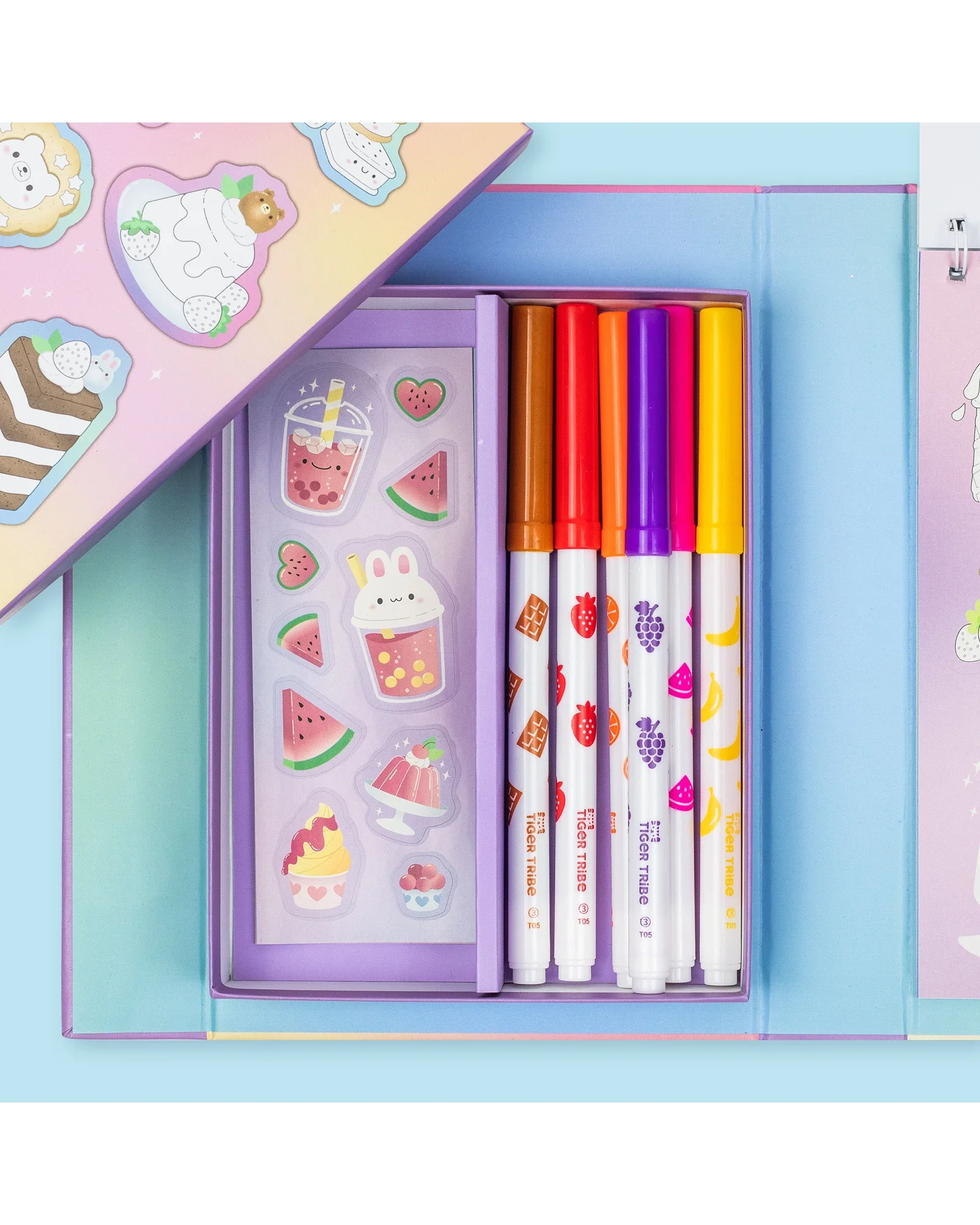 Tiger Tribe Scented Stacks Of Stickers - Dreamy Desserts - Image 8