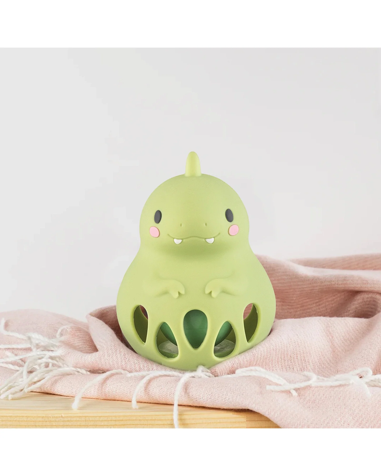 Tiger Tribe Silicone Rattle - Dino - Image 4