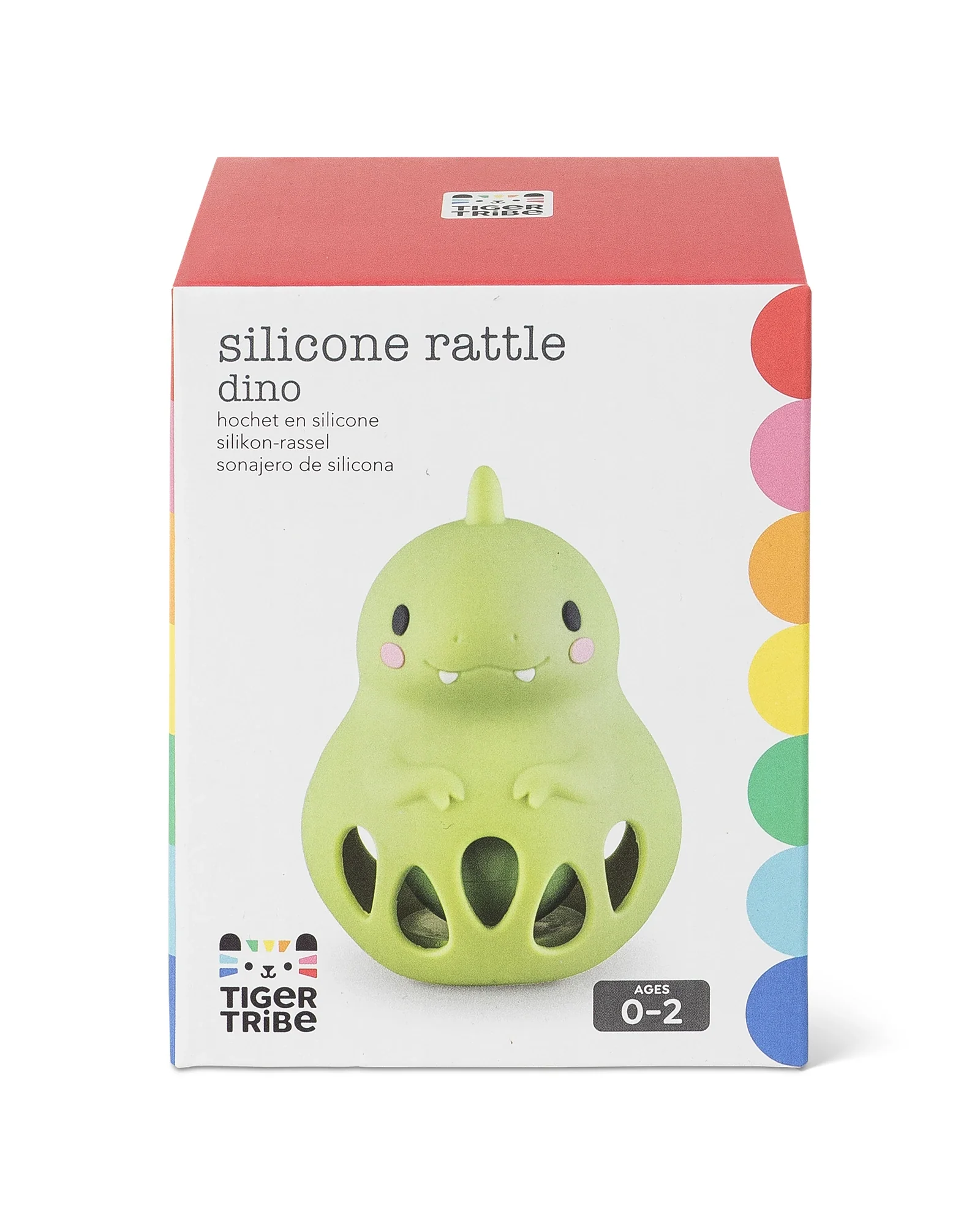 Tiger Tribe Silicone Rattle - Dino - Image 5