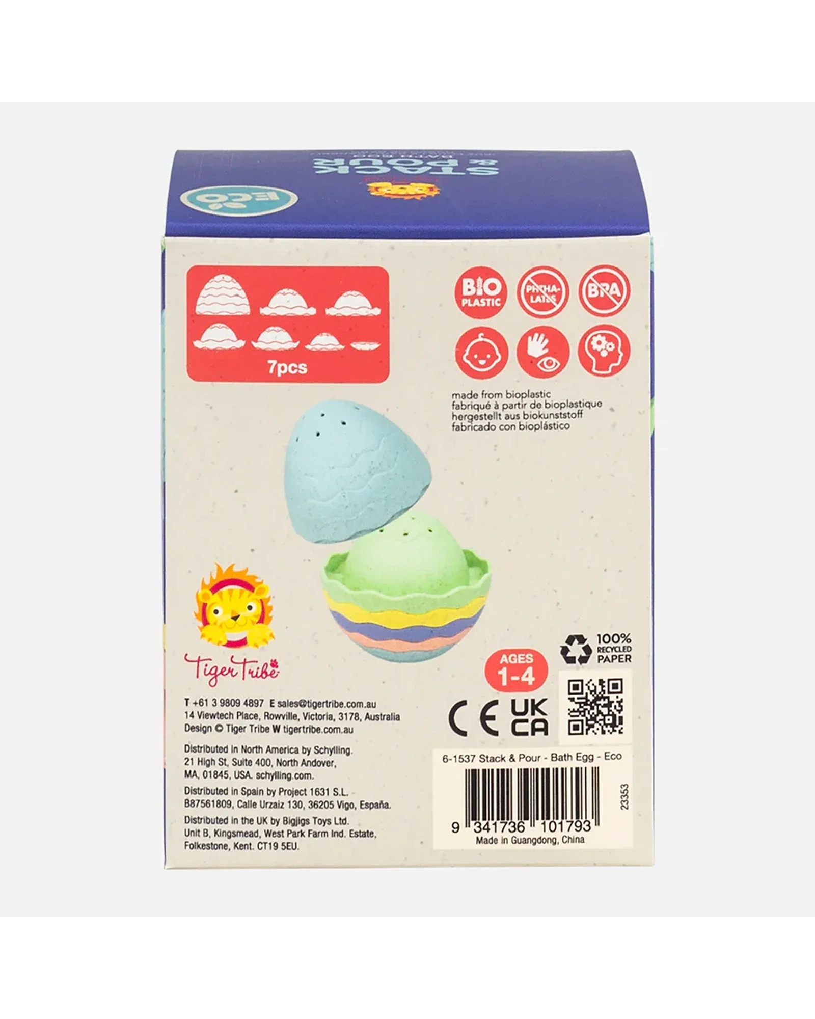 Tiger Tribe Stack and Pour Bath Egg Eco - Image 4