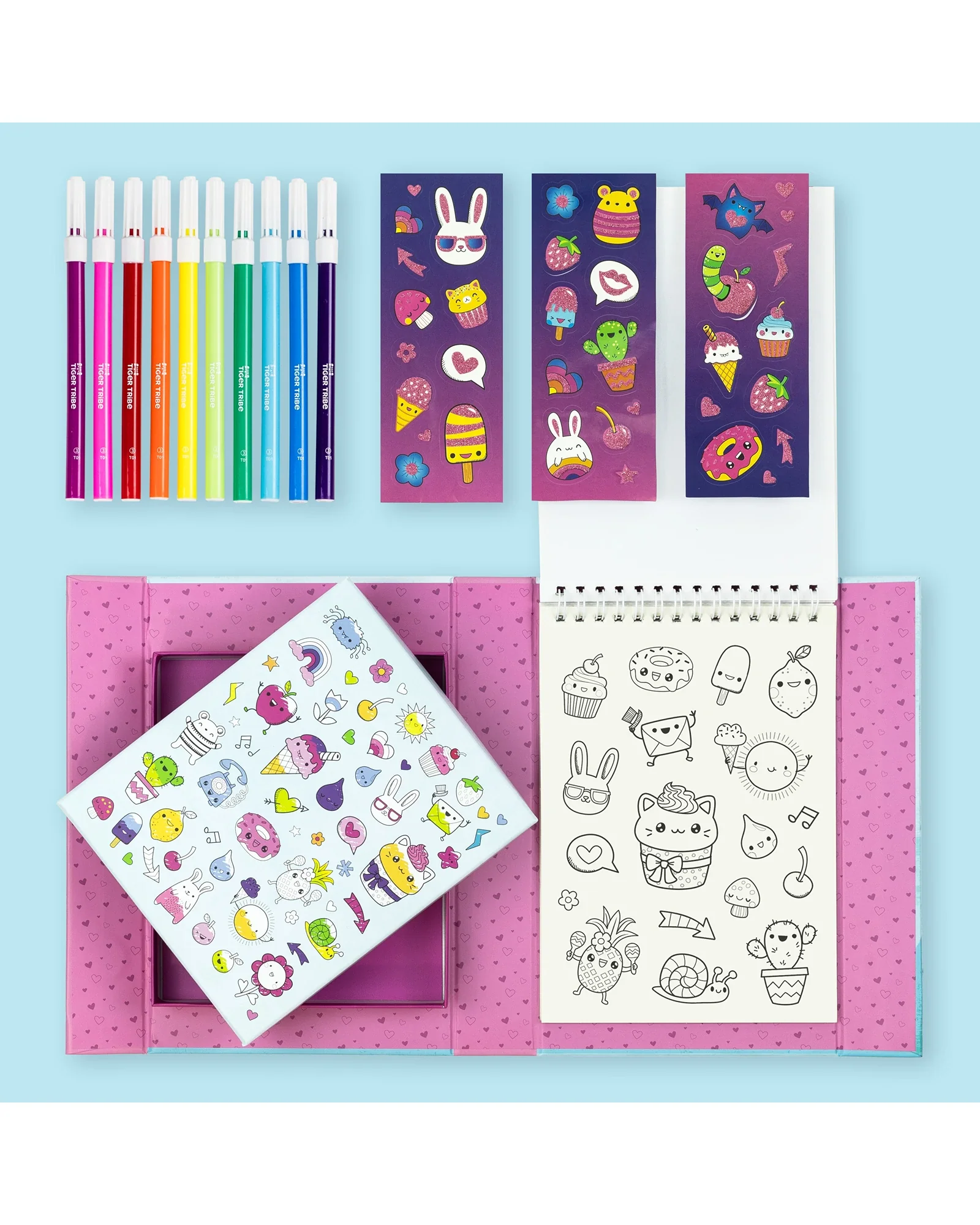 Tiger Tribe Stacks Of Stickers Little Cuties - Image 2