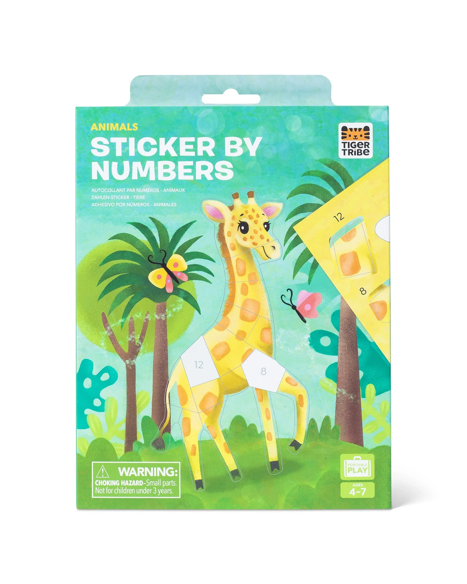 Tiger Tribe Sticker By Numbers - Animals - Image 2