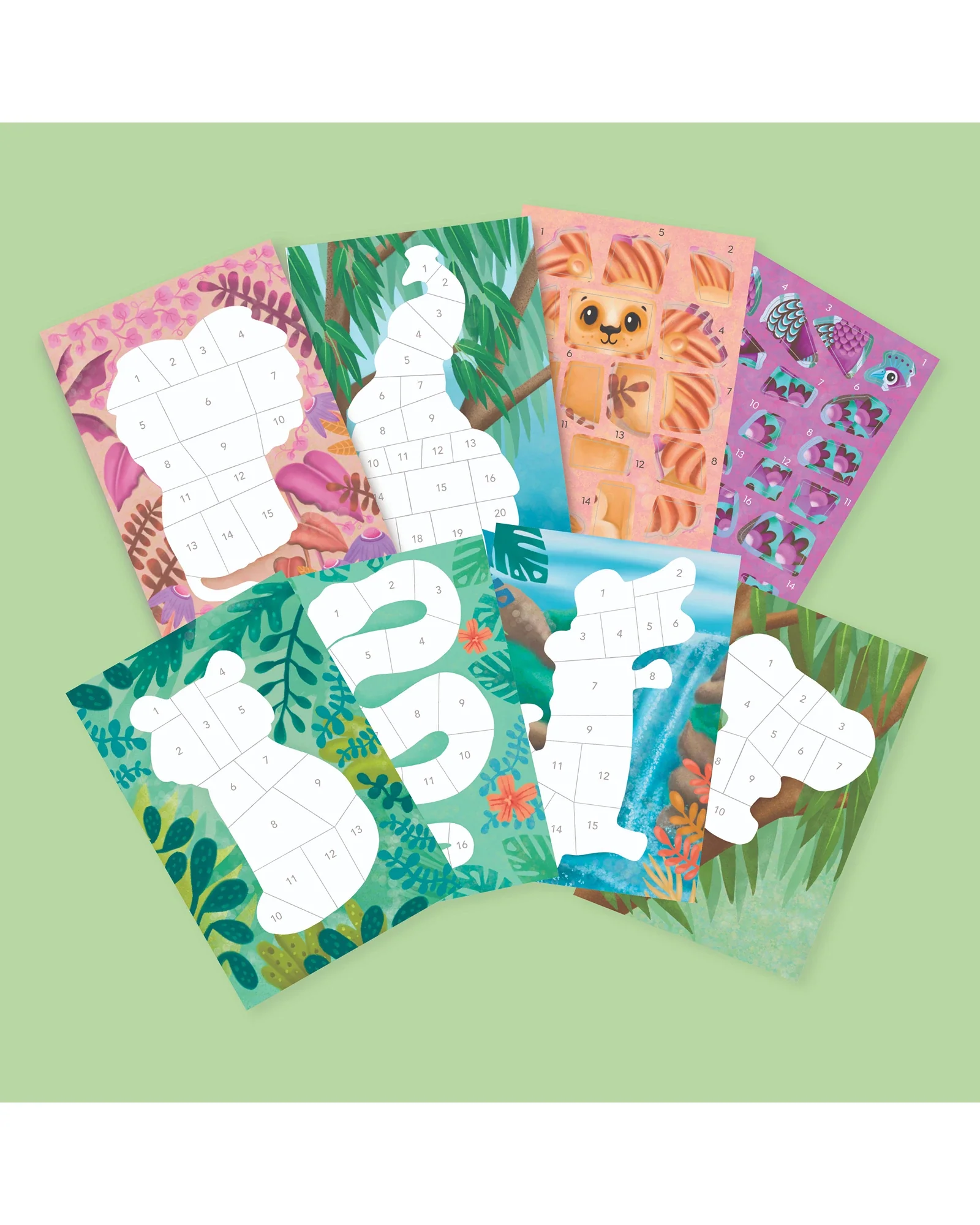 Tiger Tribe Sticker By Numbers - Animals - Image 4