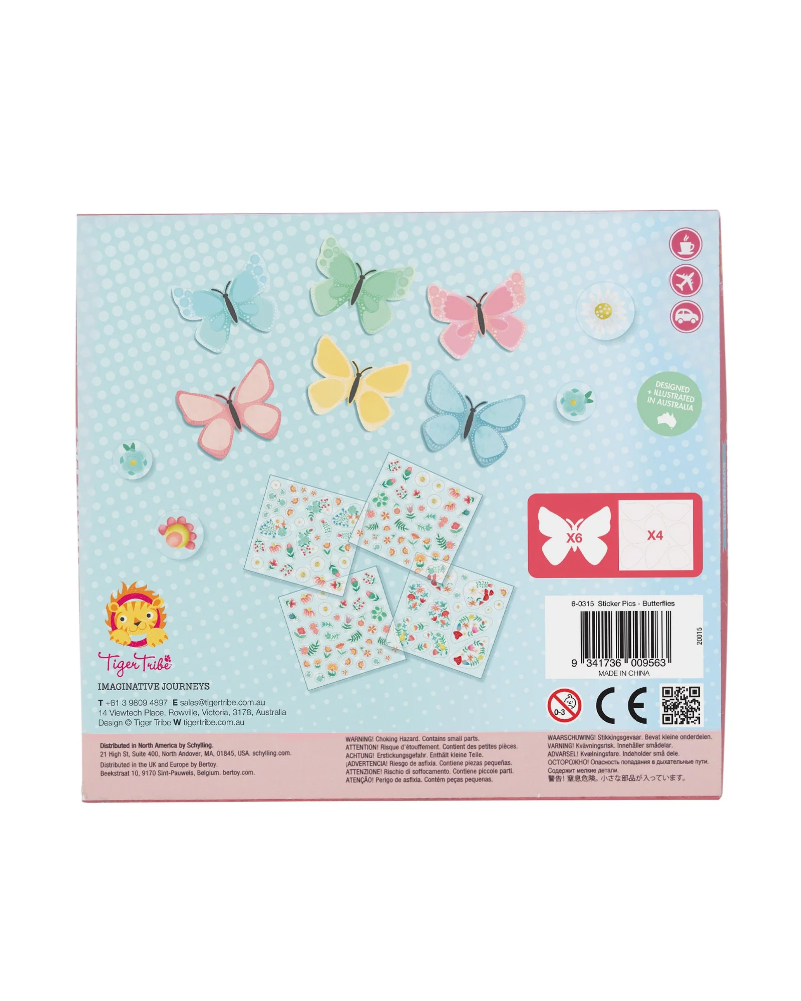 Tiger Tribe Sticker PicsButterflies - Image 2