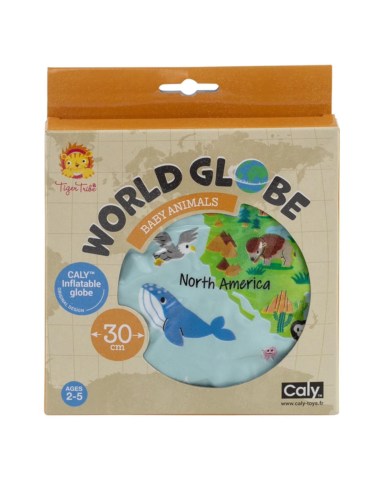 Tiger Tribe World Globe Baby Animals 30cm - Image 2