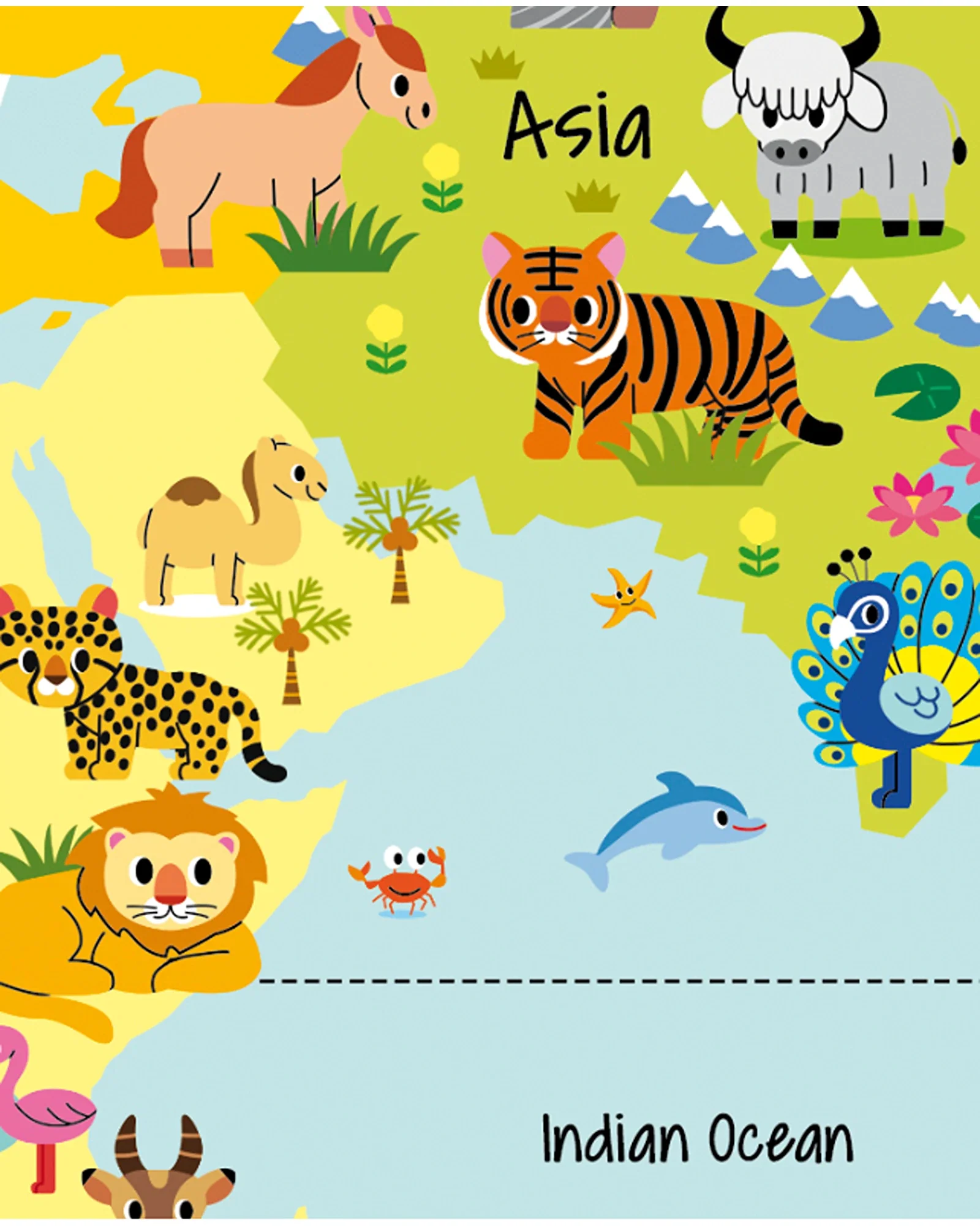 Tiger Tribe World Globe Baby Animals 30cm - Image 6