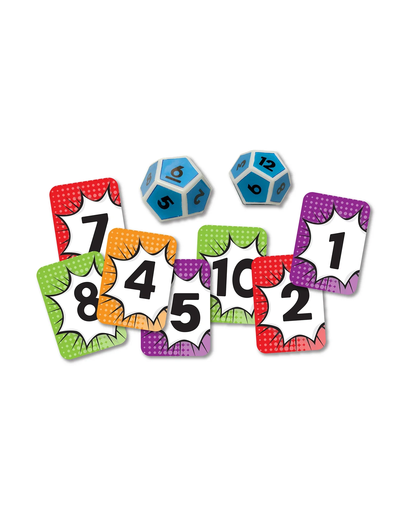 Tinned Game Scholastic Math Match Dice and Card Game - Image 2