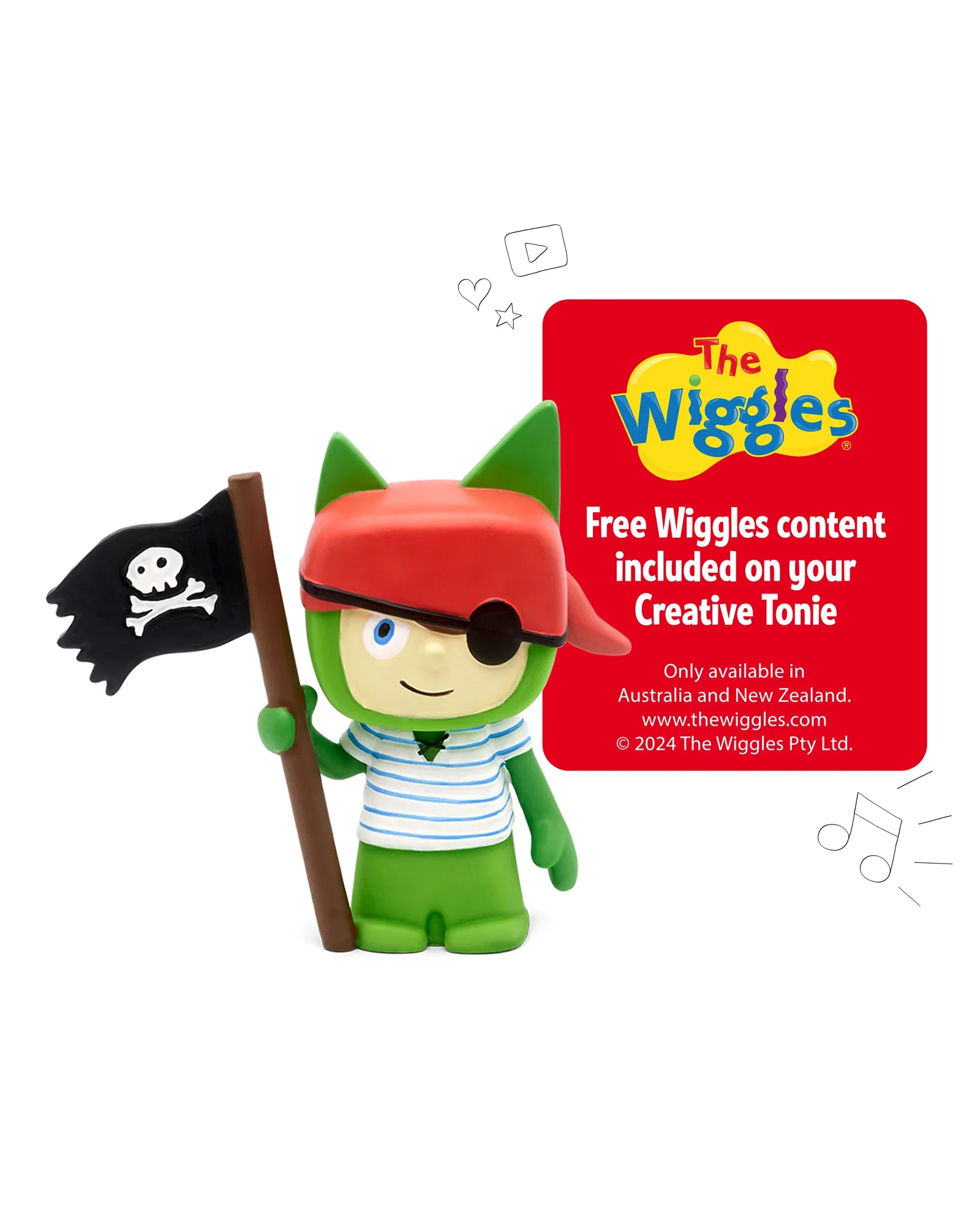 Creative-Tonie x The Wiggles - Pirate Tonie Audio Character - Image 2