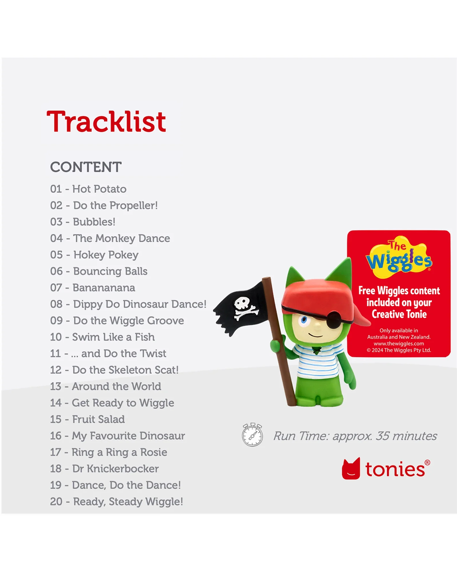 Creative-Tonie x The Wiggles - Pirate Tonie Audio Character - Image 5