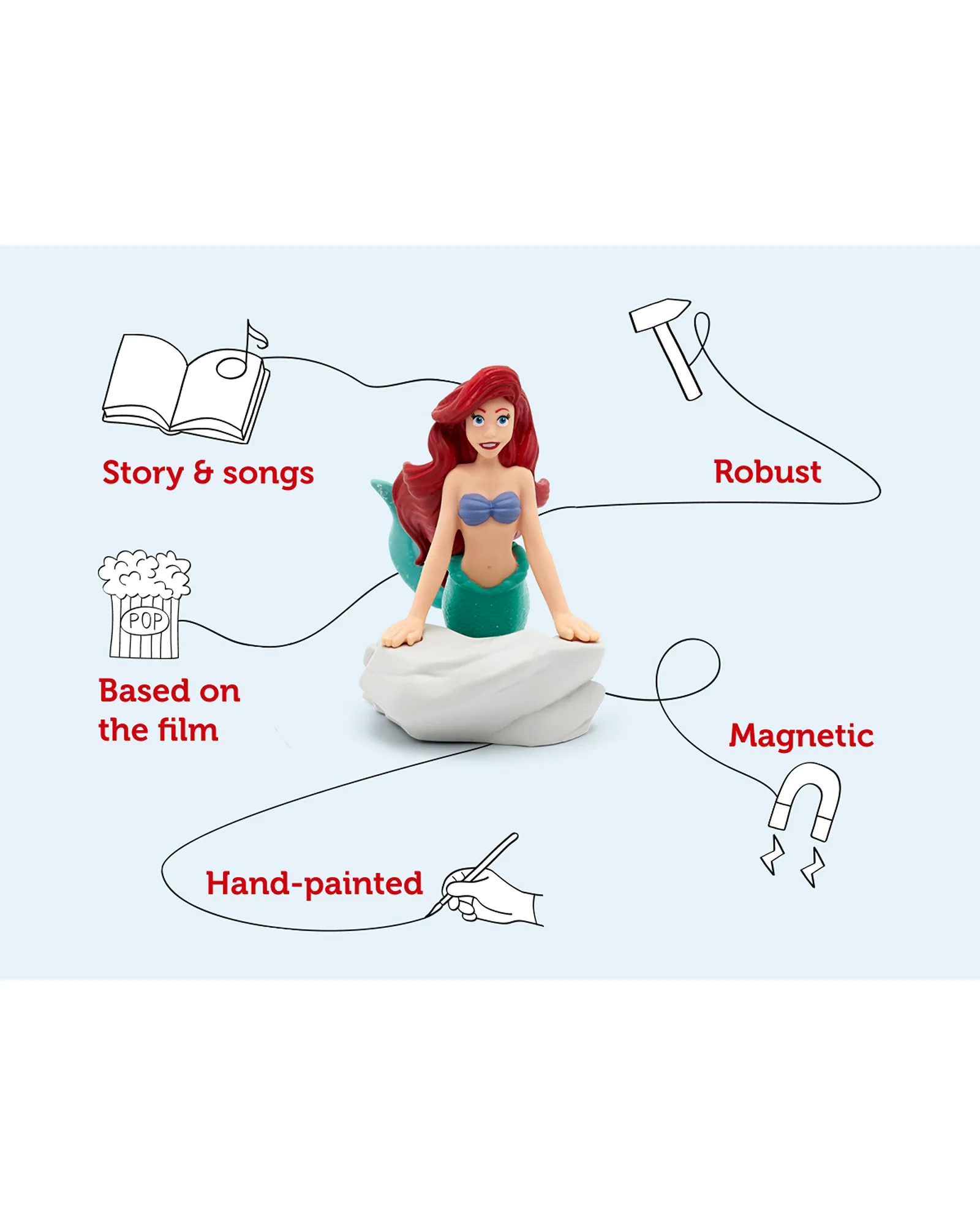 Tonies Disney The Little Mermaid Ariel Tonie Audio Character - Image 3