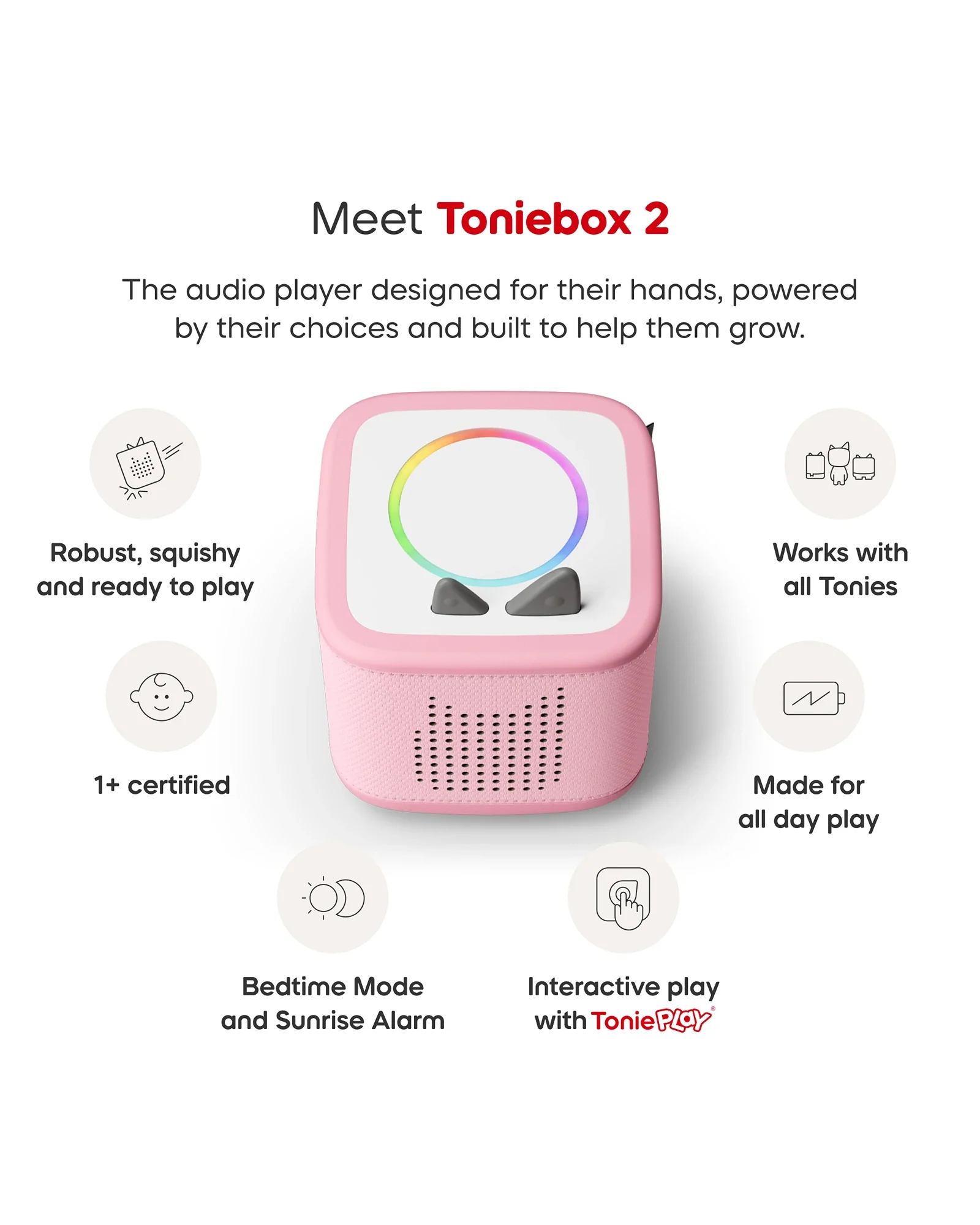 Tonies PAW Patrol Toniebox 2 Full Play Set - Cloud Pink - Image 4