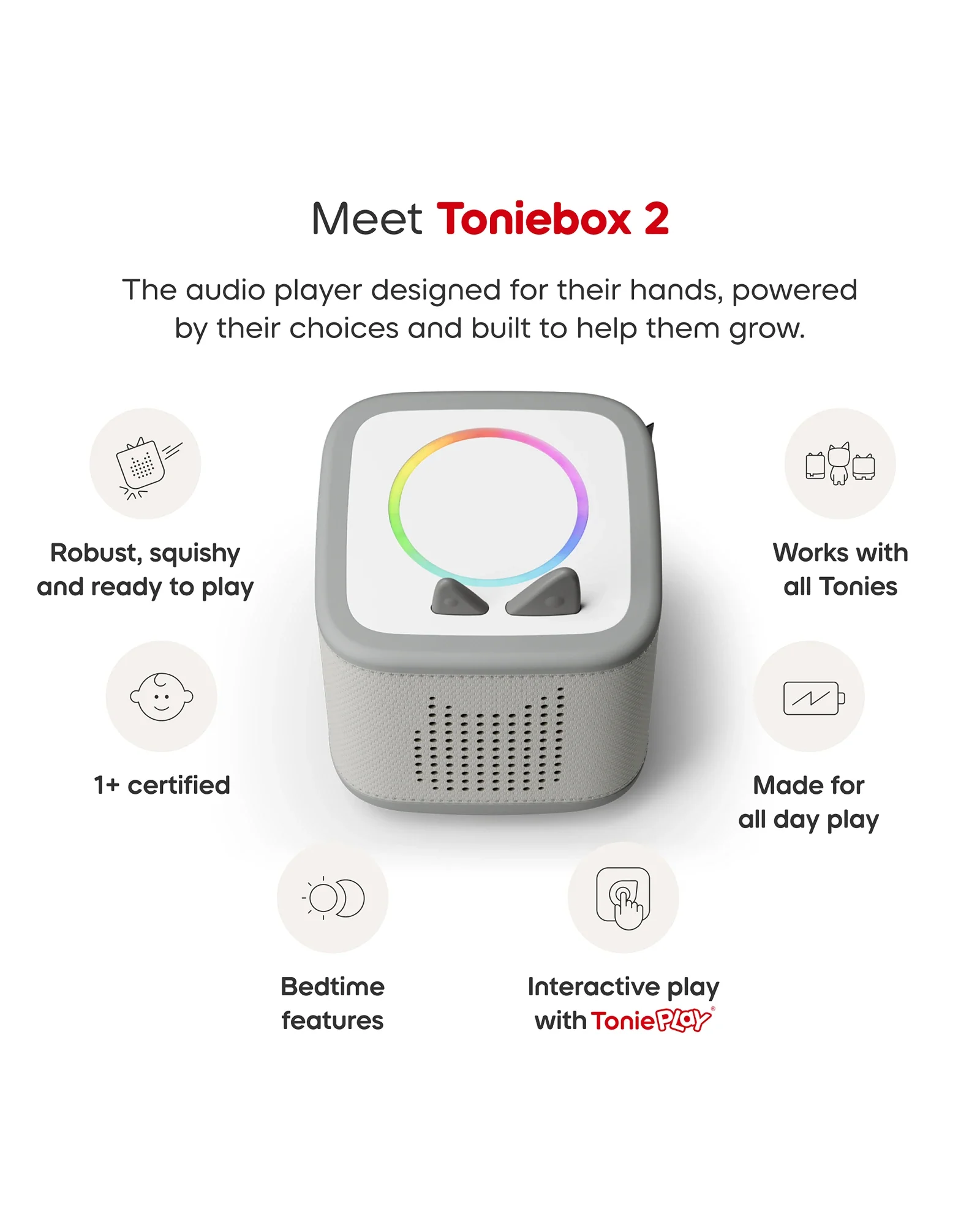 Tonies PAW Patrol Toniebox 2 Full Play Set - Moon Grey - Image 4