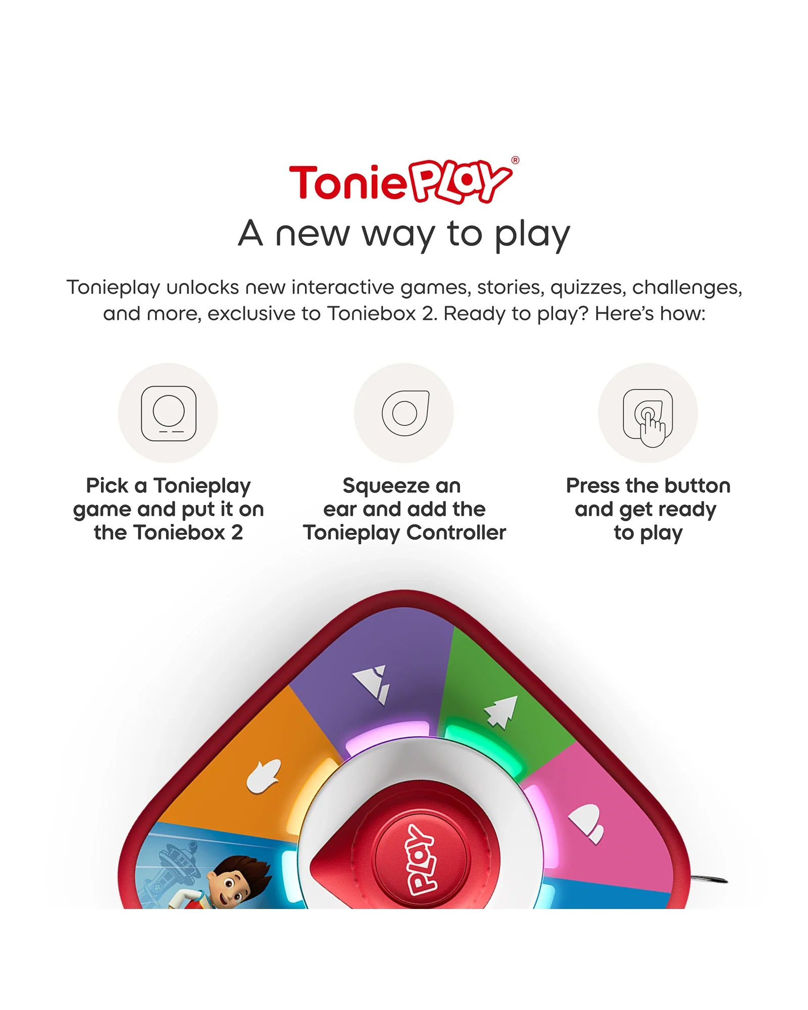 Tonies PAW Patrol Toniebox 2 Full Play Set - Moon Grey - Image 5