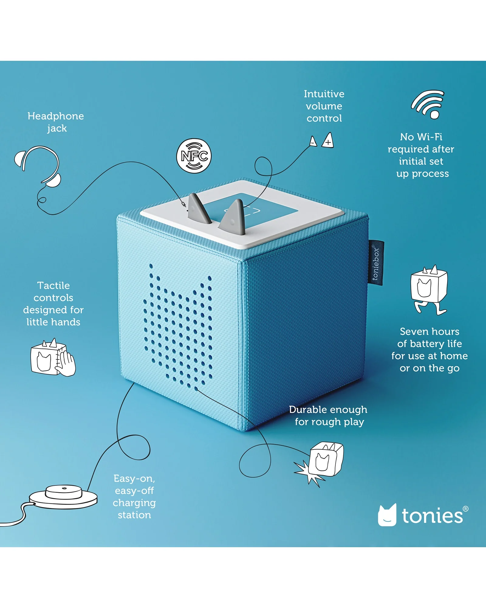 Tonies Toniebox Playtime Puppy Starter Set Light Blue - Image 3