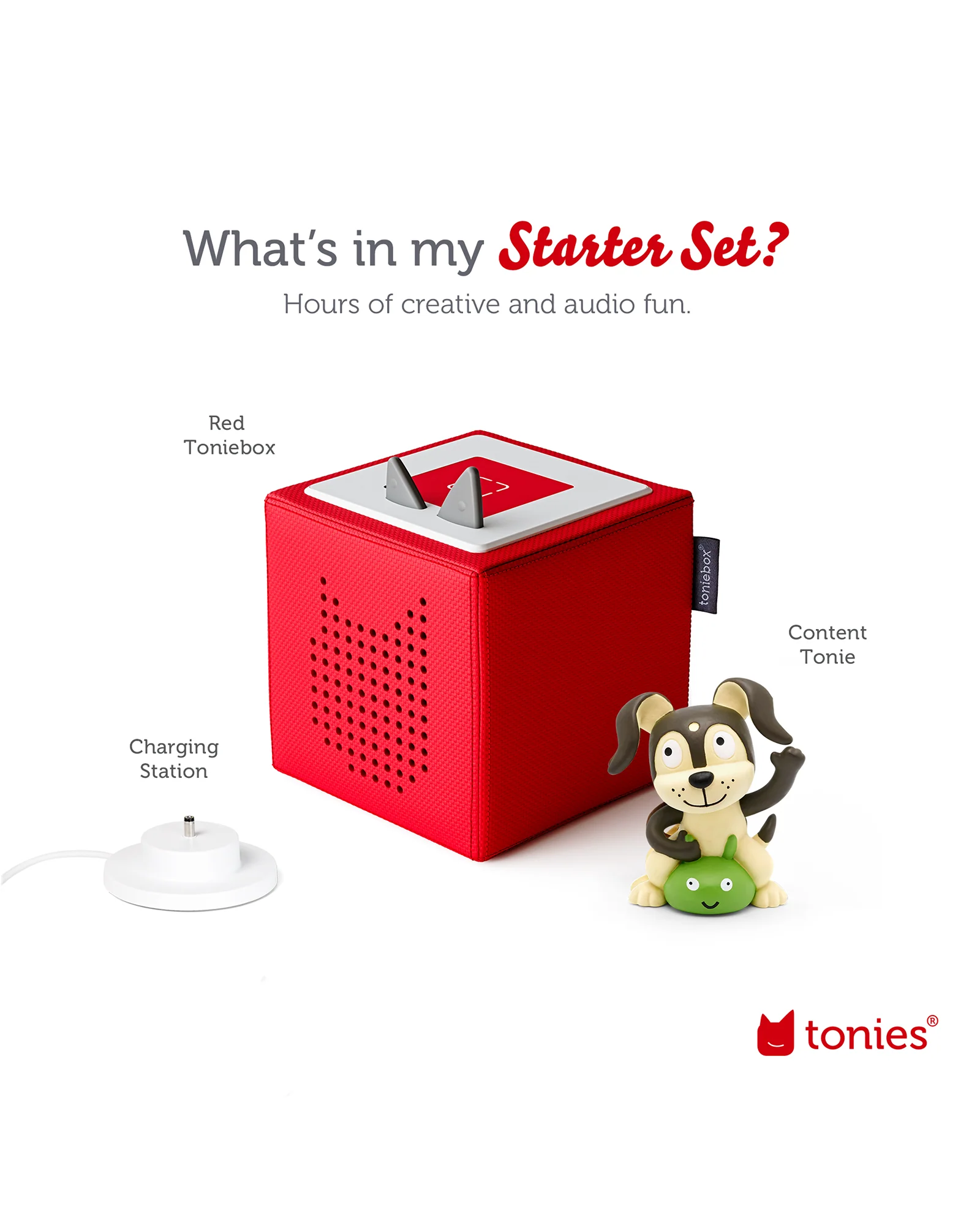 Tonies Toniebox Playtime Puppy Starter Set Red - Image 2