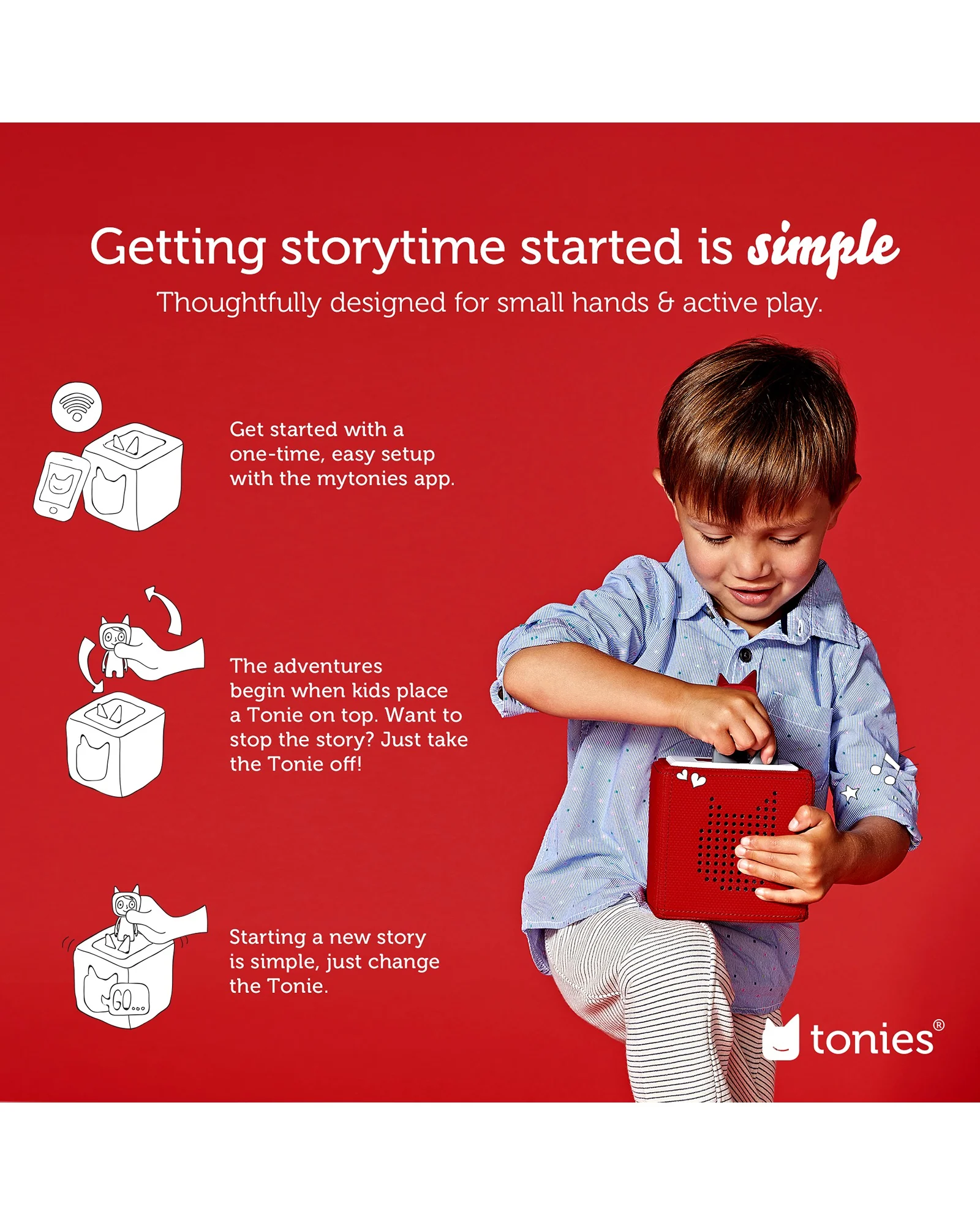Tonies Toniebox Playtime Puppy Starter Set Red - Image 4