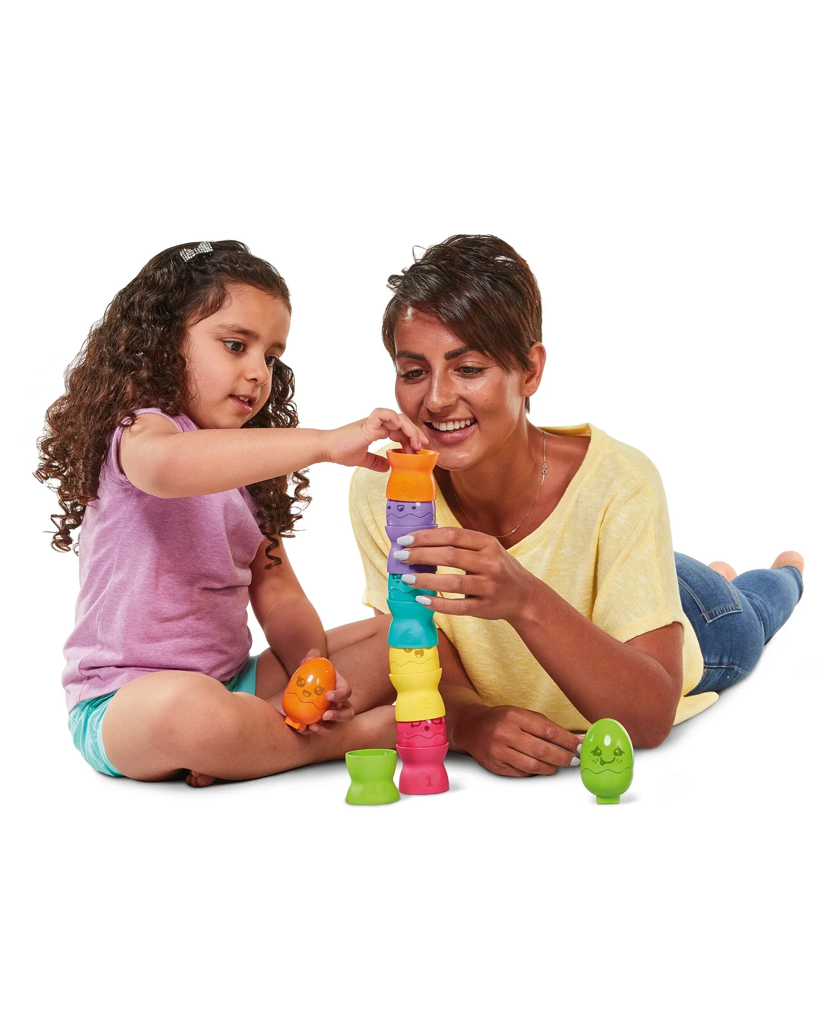 Toomies Hide & Squeak Egg Stackers - Image 3