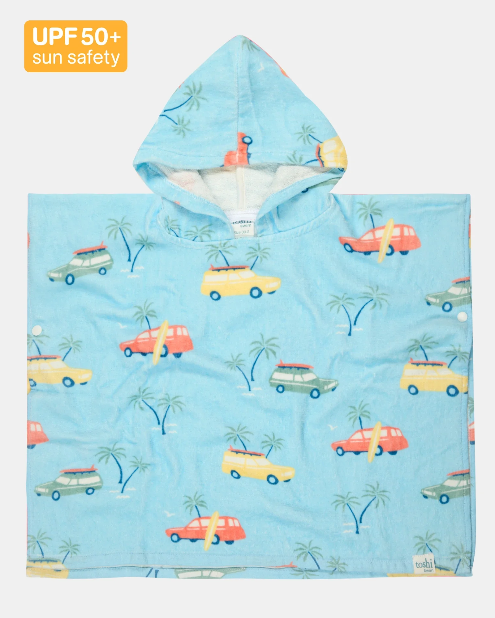 Toshi Hooded Towel Paradise - Swell Seekers Sky 00-2