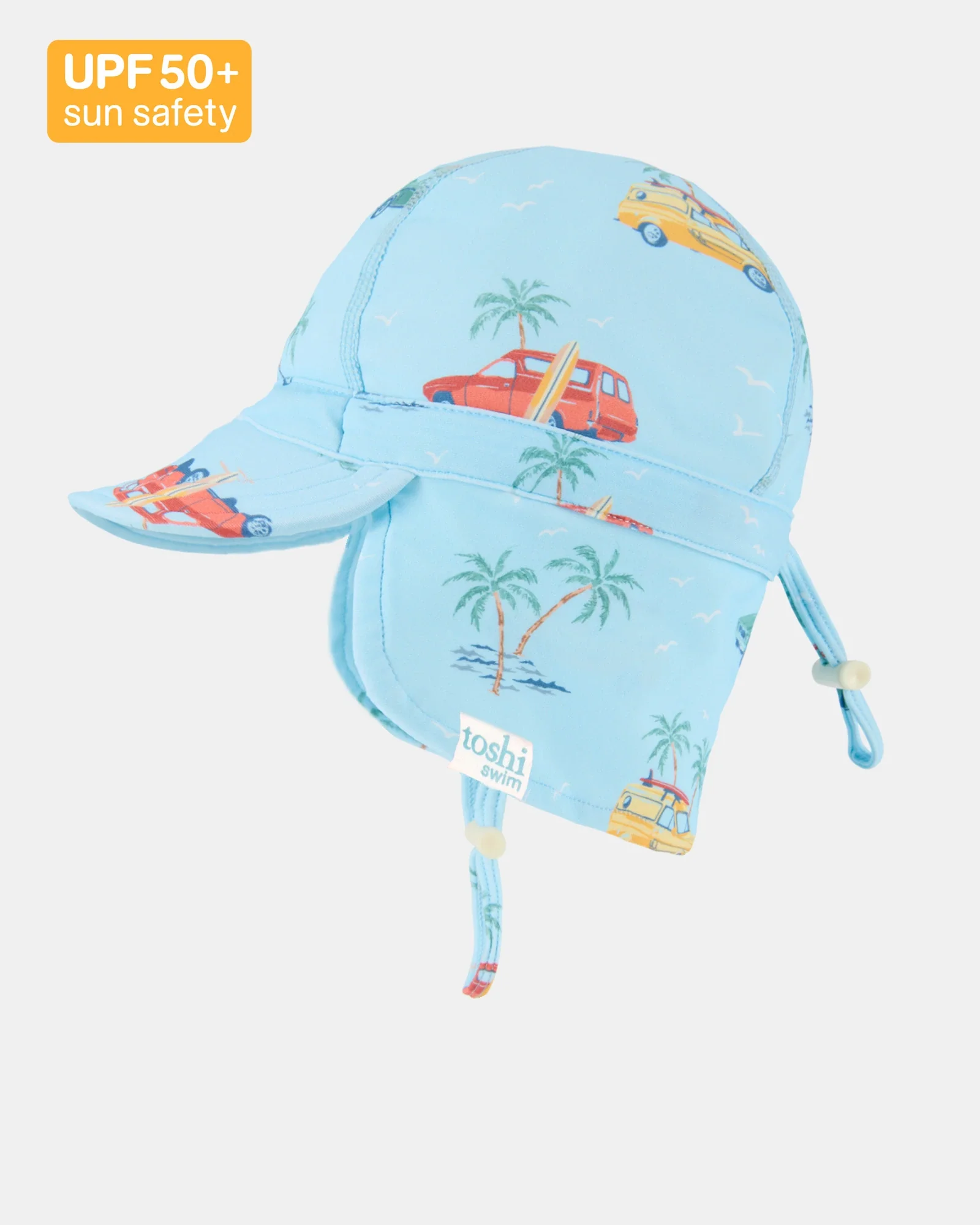 Toshi Swim Flap Cap Paradise - Swell Seekers Sky XS