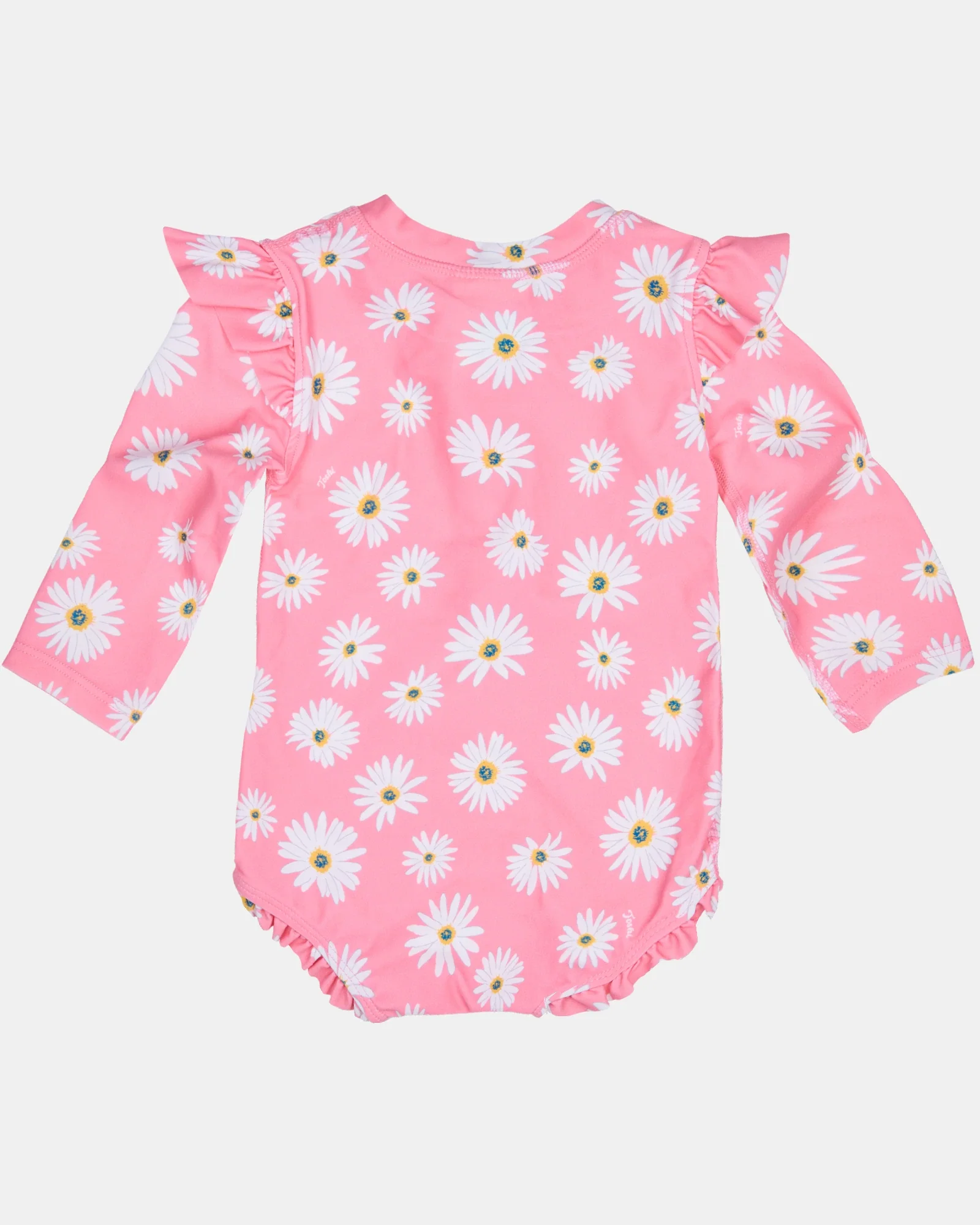 Toshi Swim Onesie L/S Ripple - Daisy Watermelon 0 - Image 2