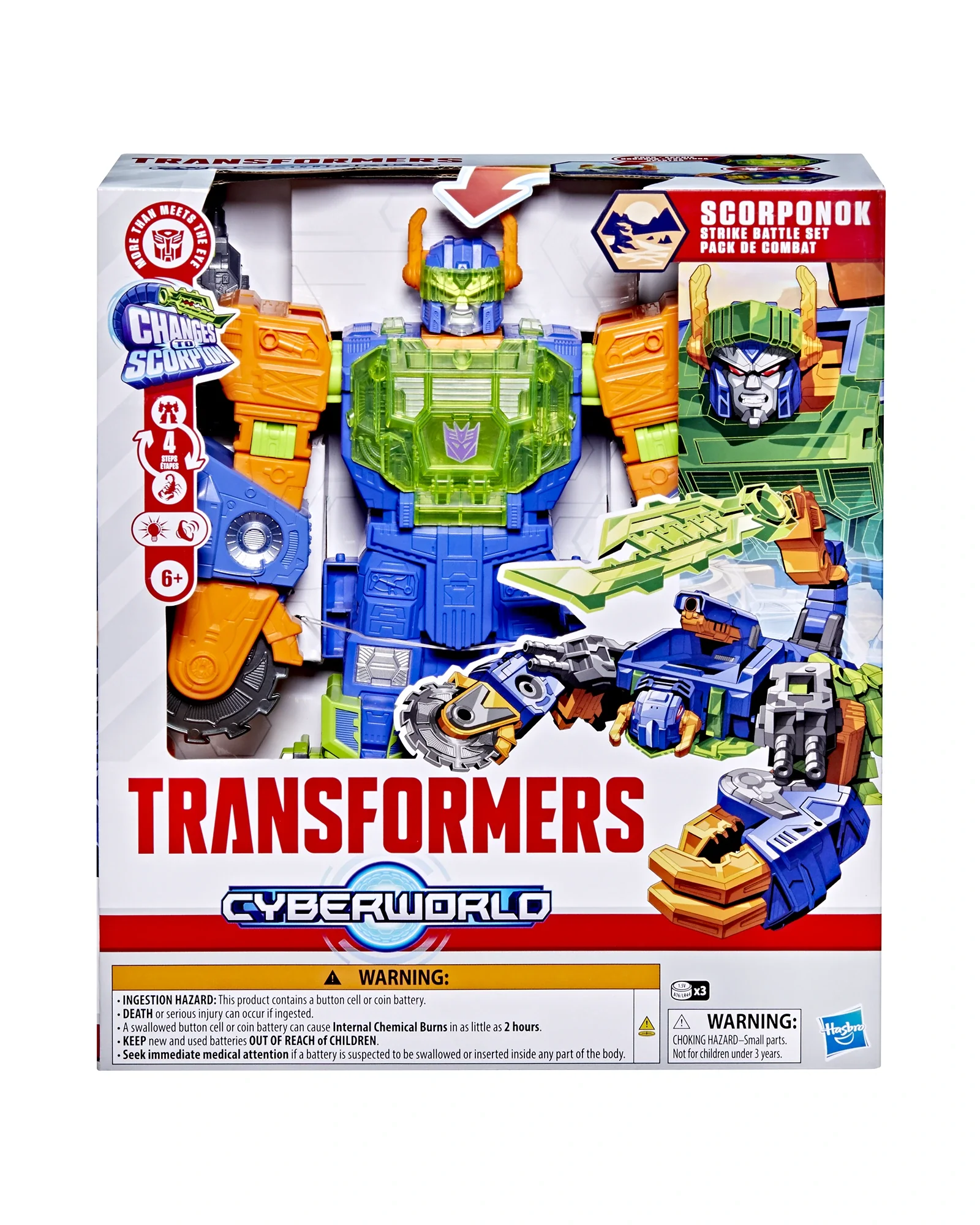 Transformers Cyberworld Scorponok Strike Battle