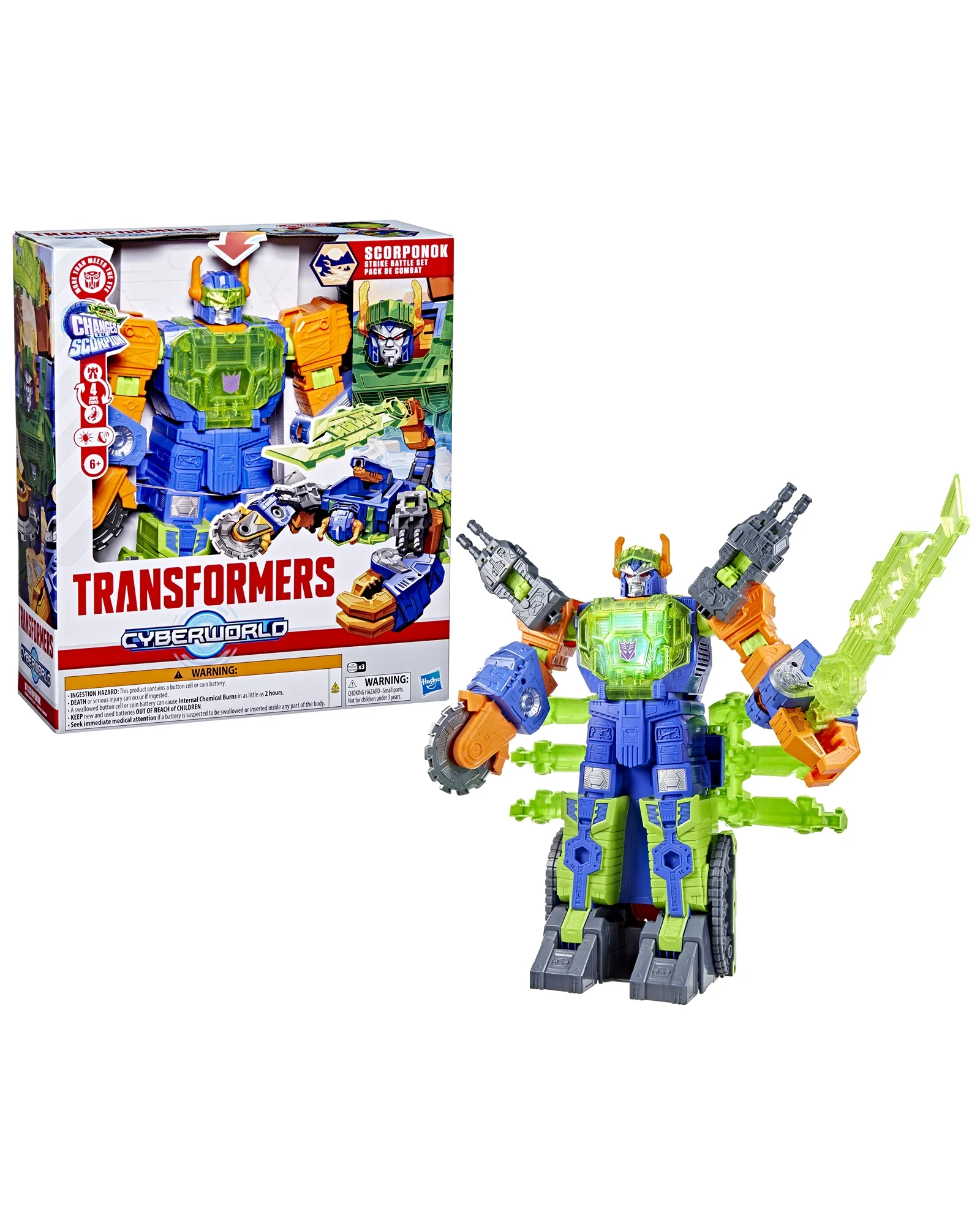 Transformers Cyberworld Scorponok Strike Battle - Image 6