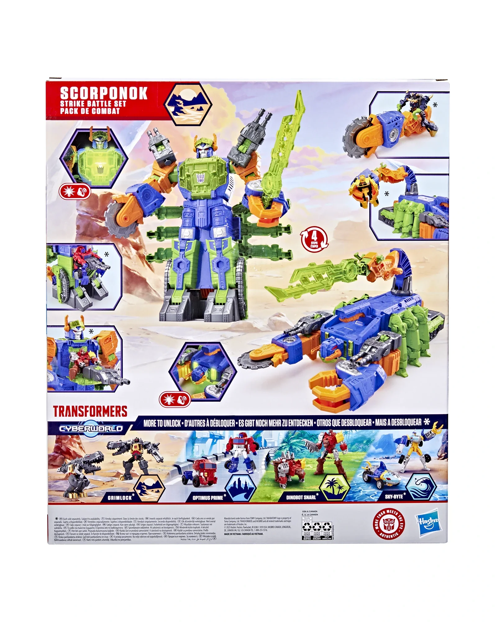 Transformers Cyberworld Scorponok Strike Battle - Image 7